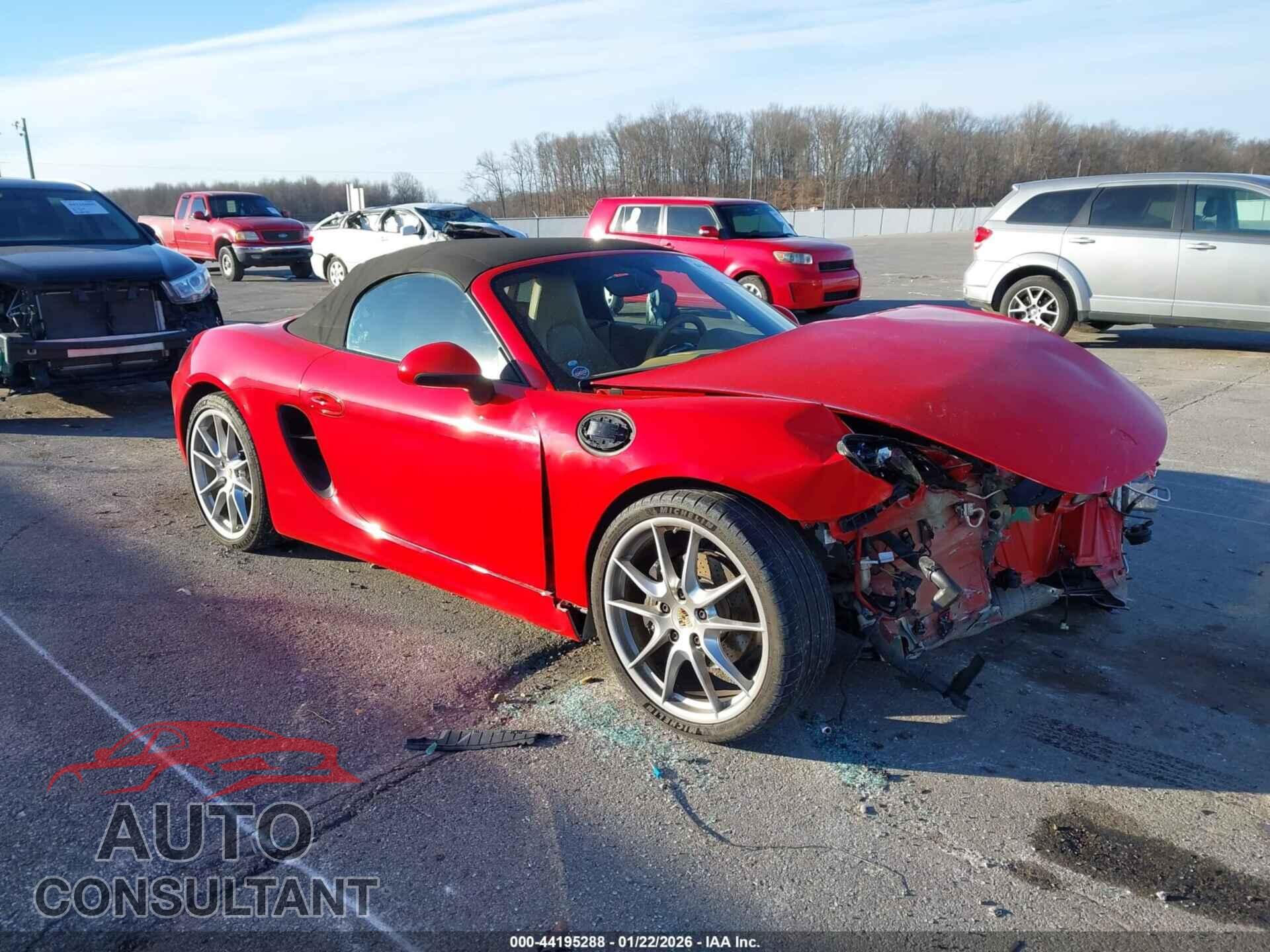 PORSCHE BOXSTER 2013 - WP0CA2A88DS113568