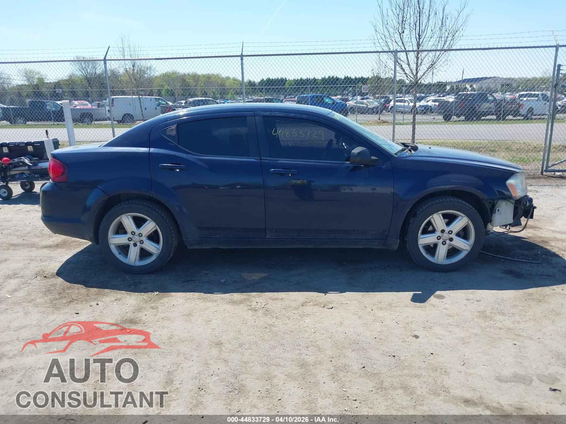 DODGE AVENGER 2013 - 1C3CDZAB9DN636838