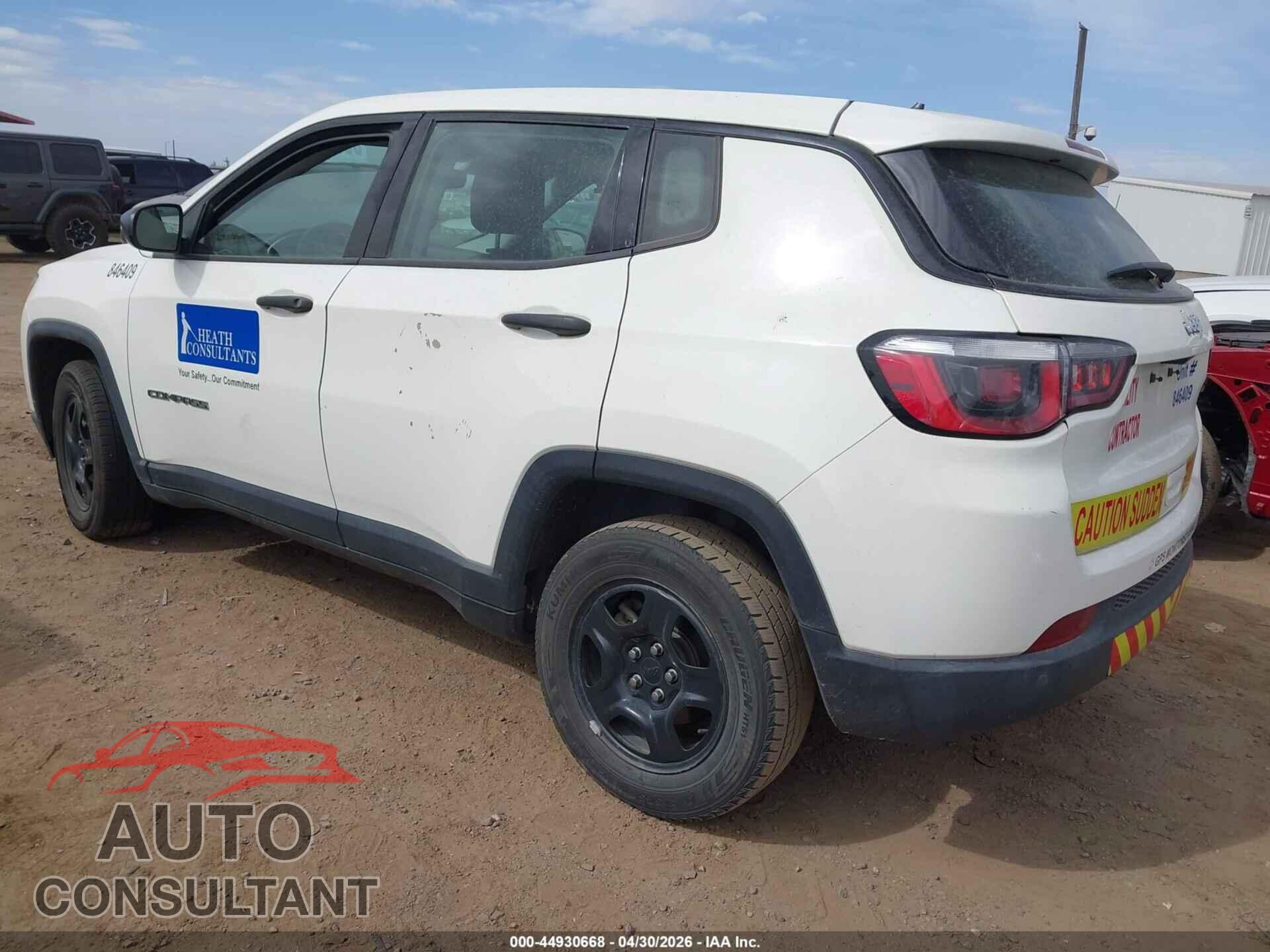 JEEP COMPASS 2018 - 3C4NJCAB0JT263372