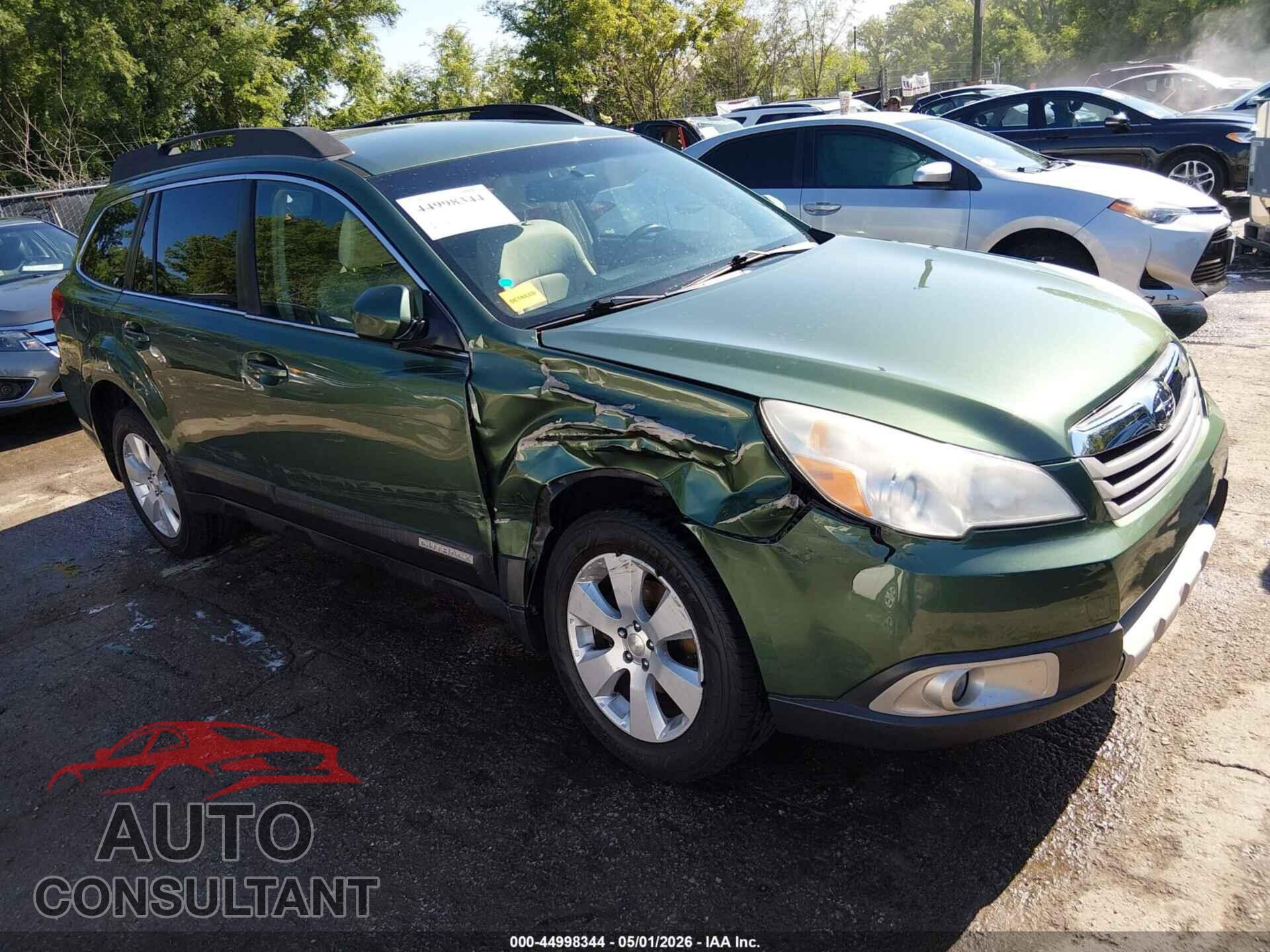 SUBARU OUTBACK 2012 - 4S4BRCCC2C3289421