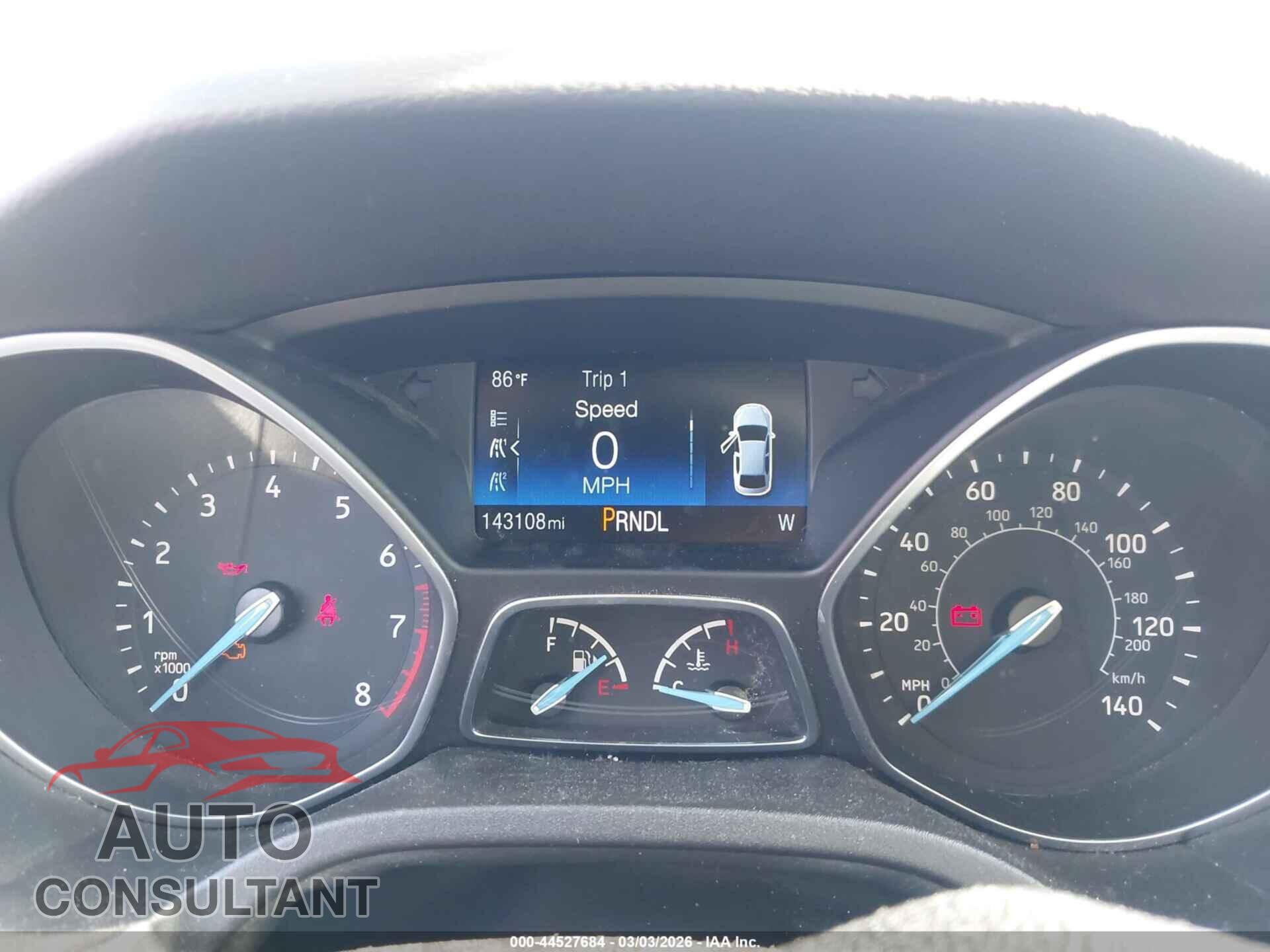 FORD FOCUS 2016 - 1FADP3F22GL276556