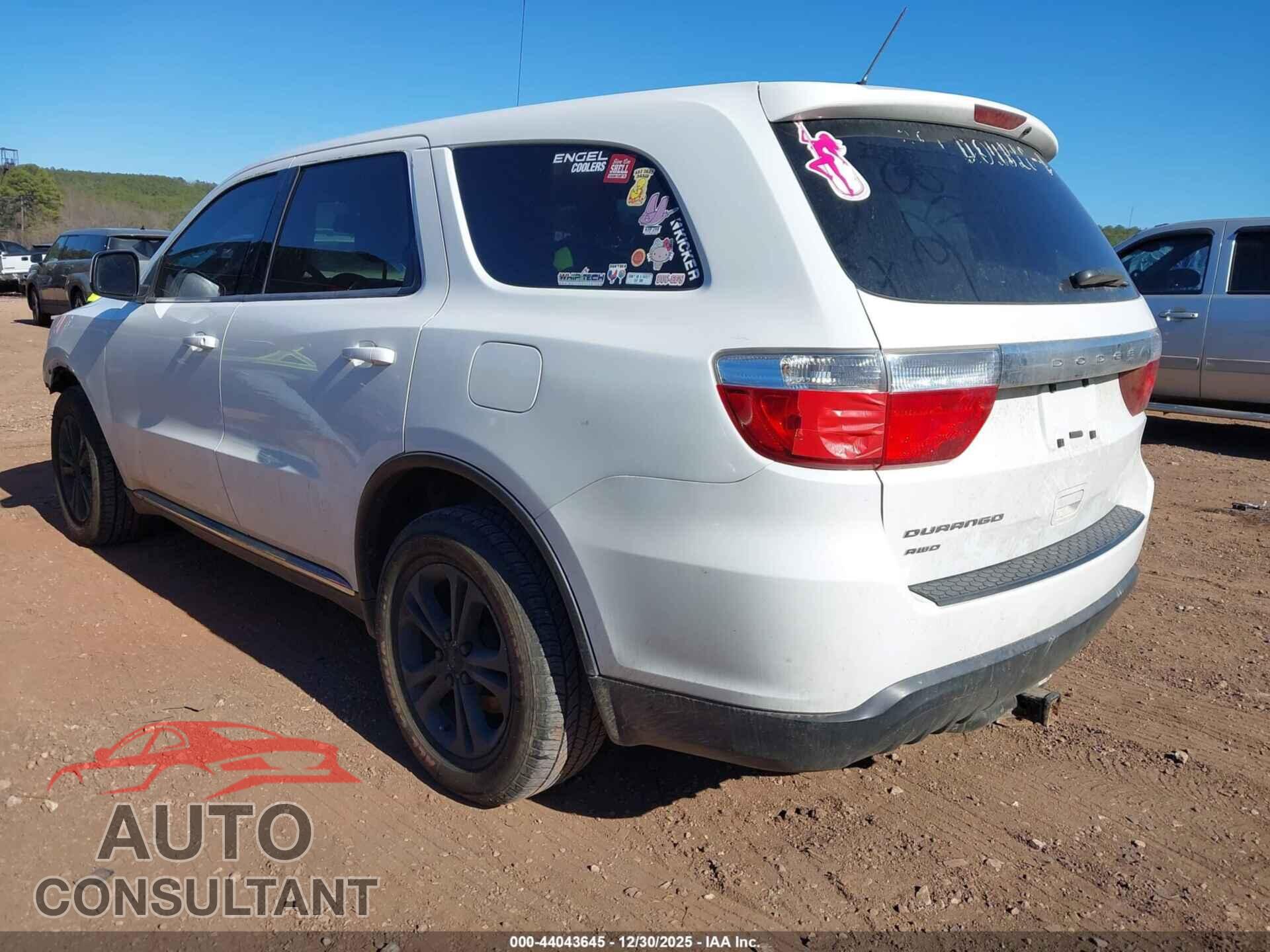 DODGE DURANGO 2013 - 1C4RDJAG3DC696242