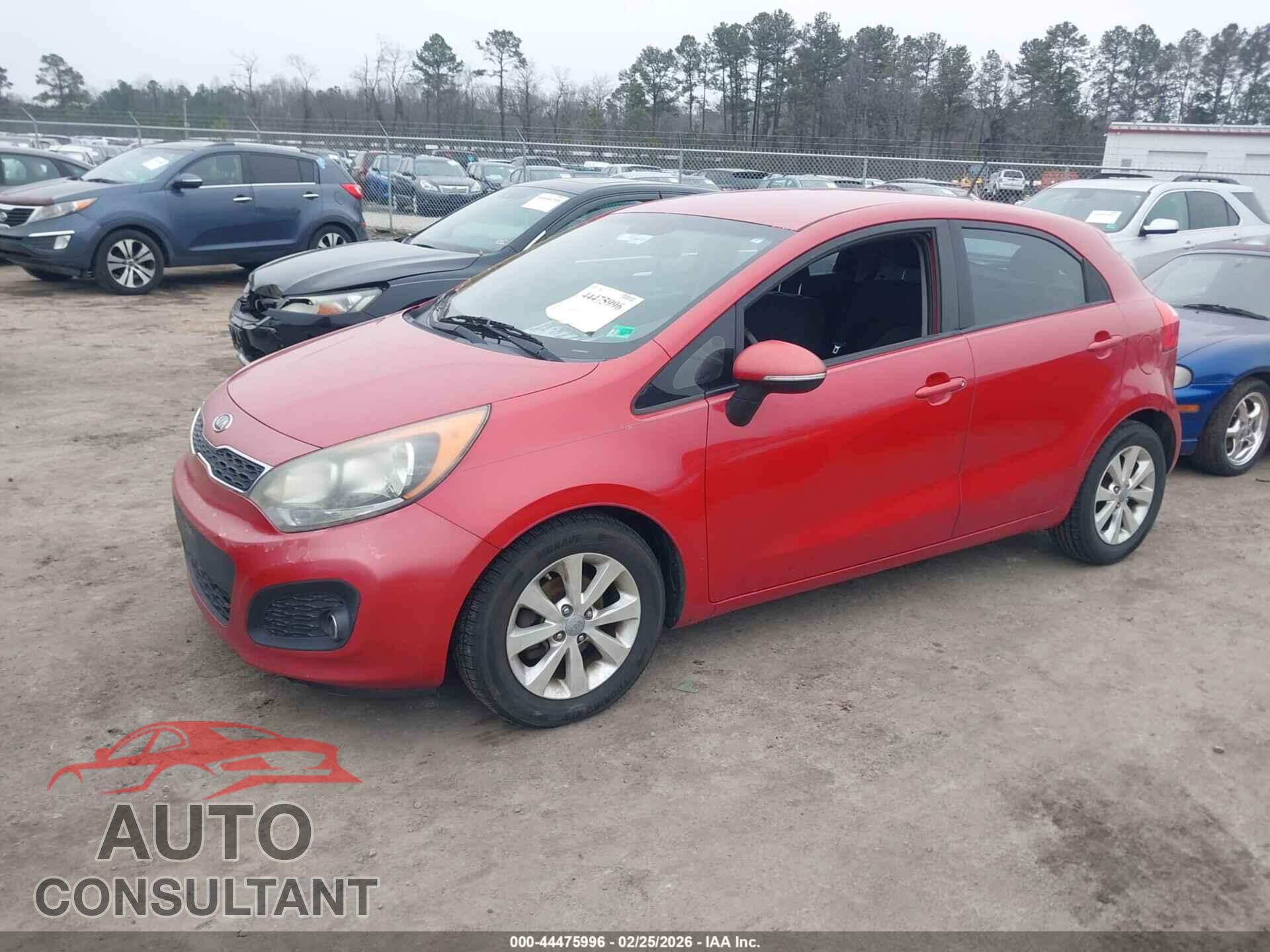 KIA RIO5 2012 - KNADN5A39C6031464