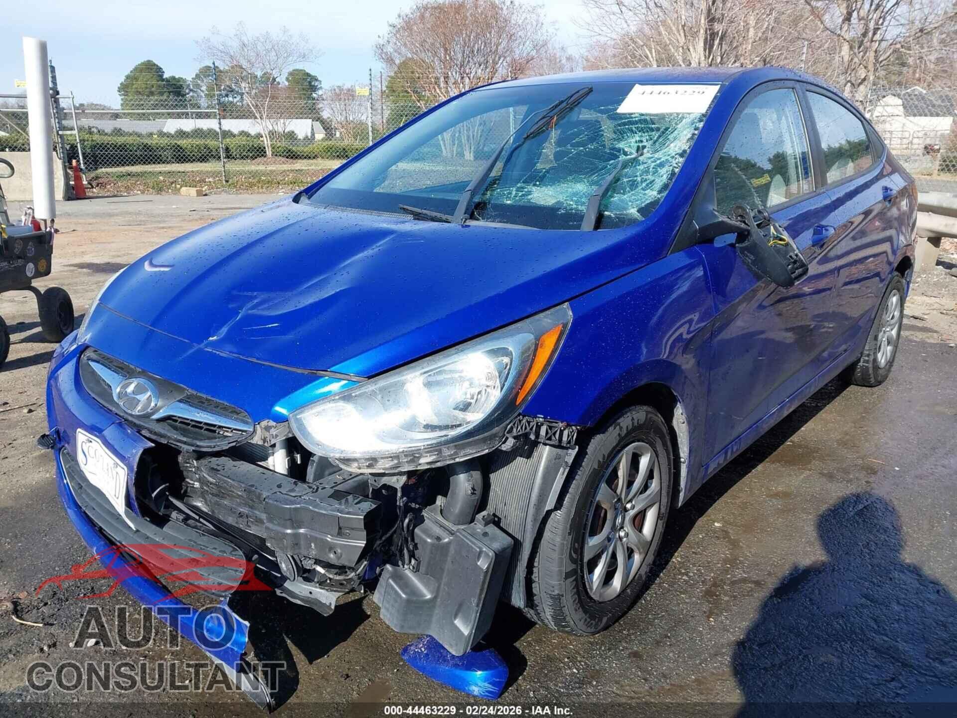 HYUNDAI ACCENT 2013 - KMHCT4AE5DU509355