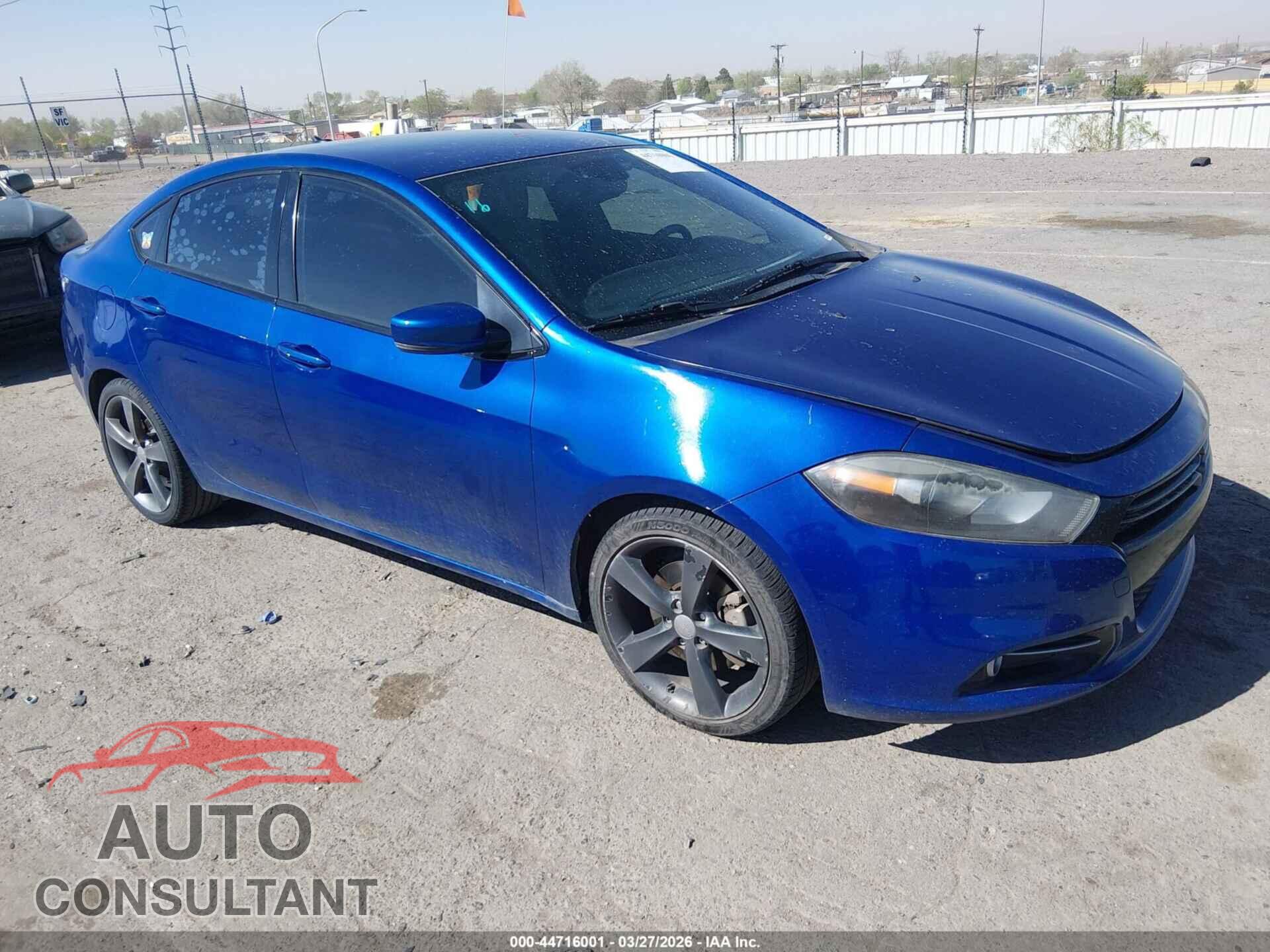 DODGE DART 2014 - 1C3CDFEB6ED867843