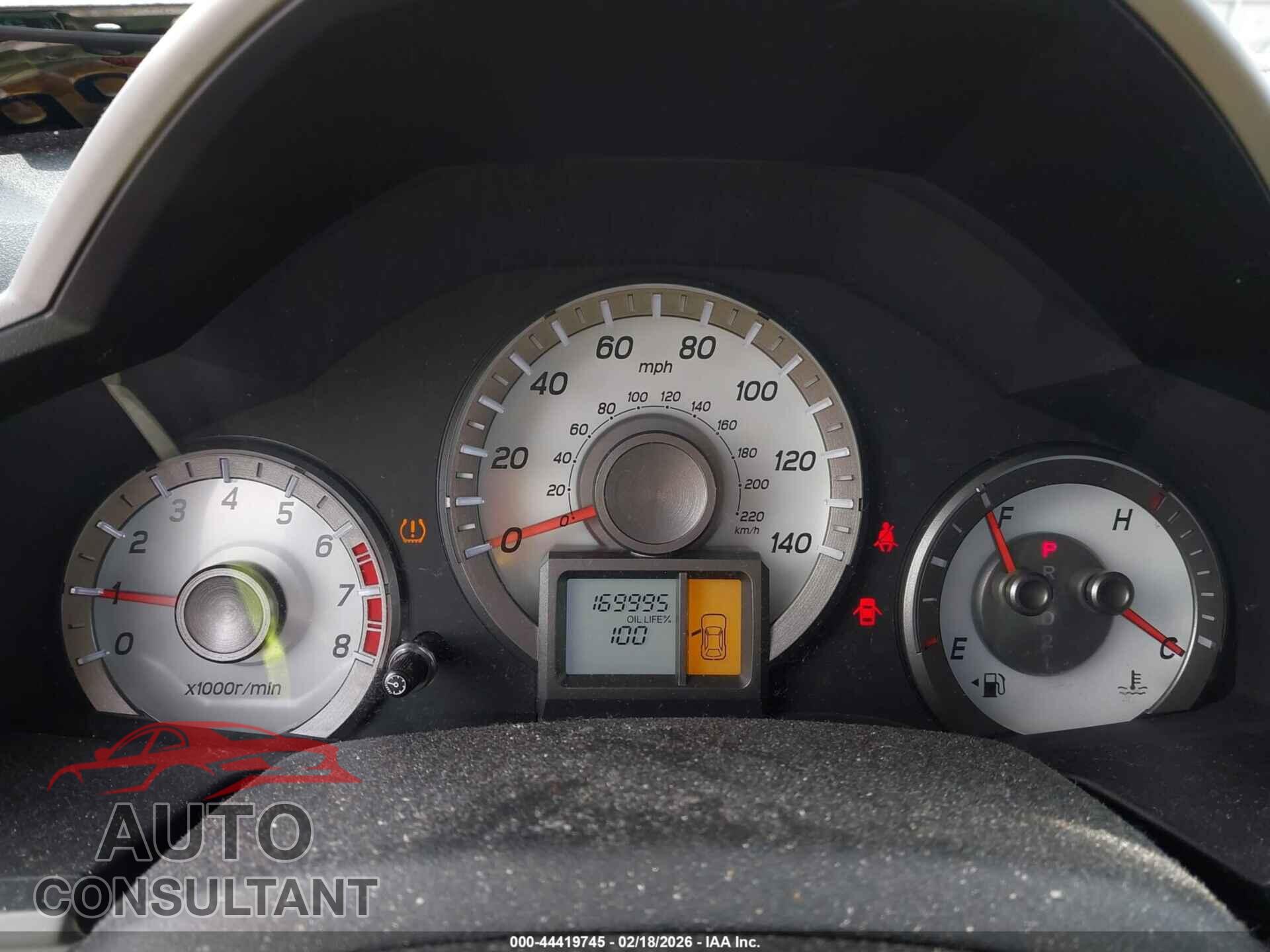 HONDA PILOT 2012 - 5FNYF4H21CB005485