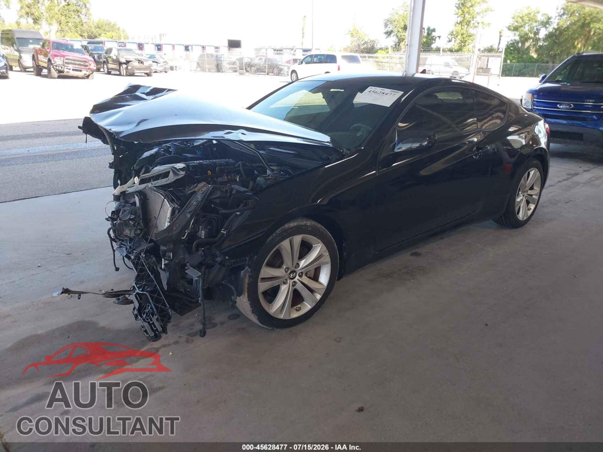 HYUNDAI GENESIS 2012 - KMHHT6KD9CU074409