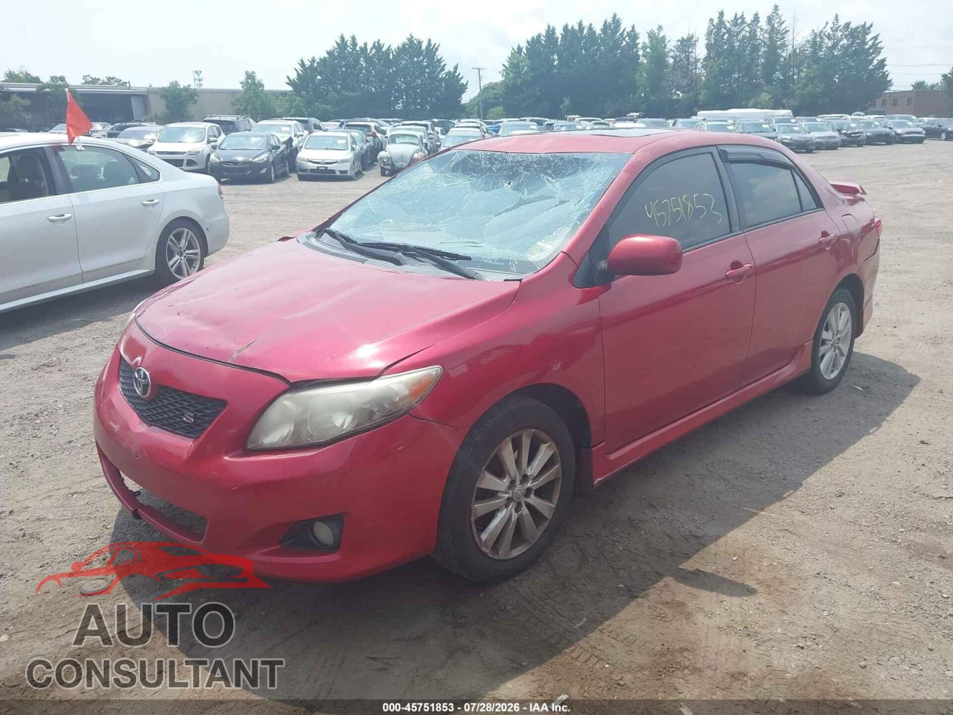 TOYOTA COROLLA 2010 - 2T1BU4EE0AC471663