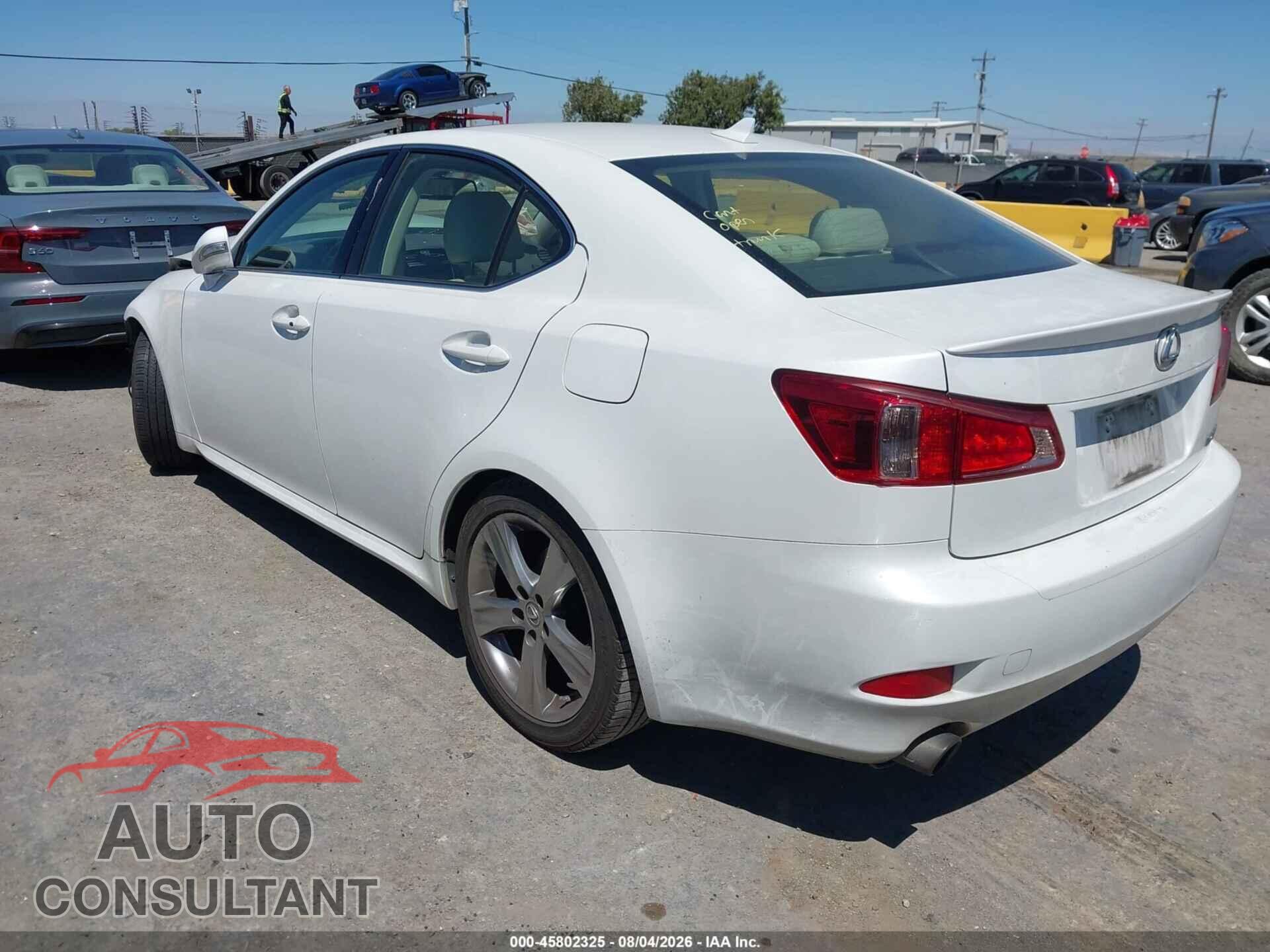 LEXUS IS 250 2012 - JTHBF5C21C2103100