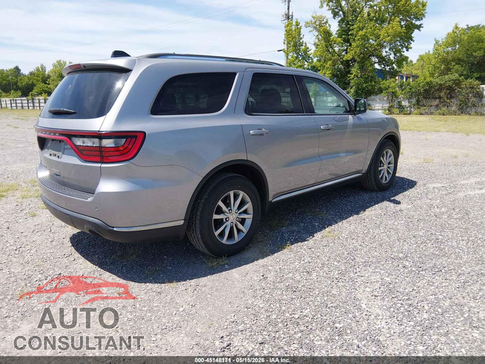 DODGE DURANGO 2017 - 1C4RDHAG2HC923662