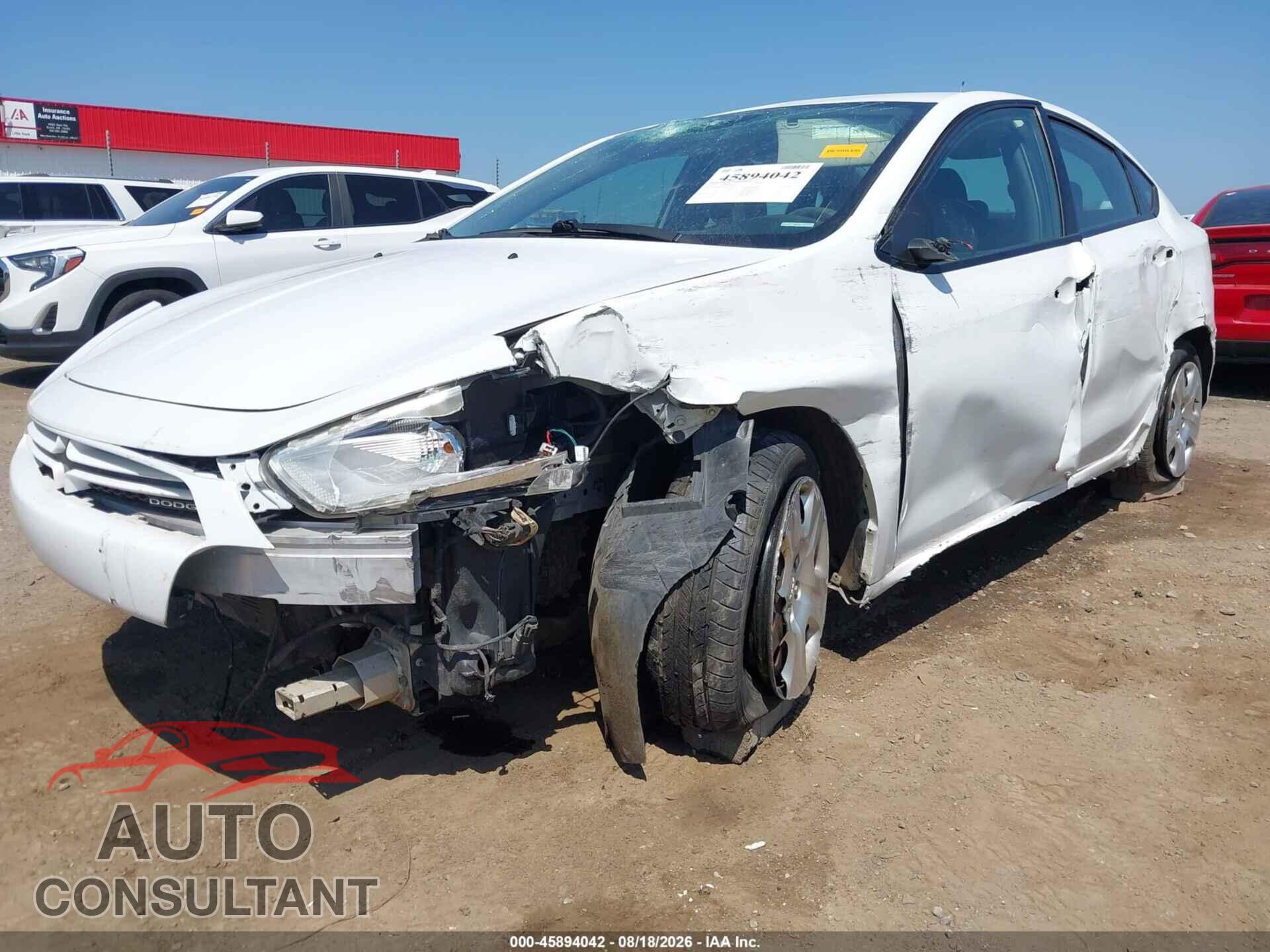 DODGE DART 2014 - 1C3CDFAA8ED697224
