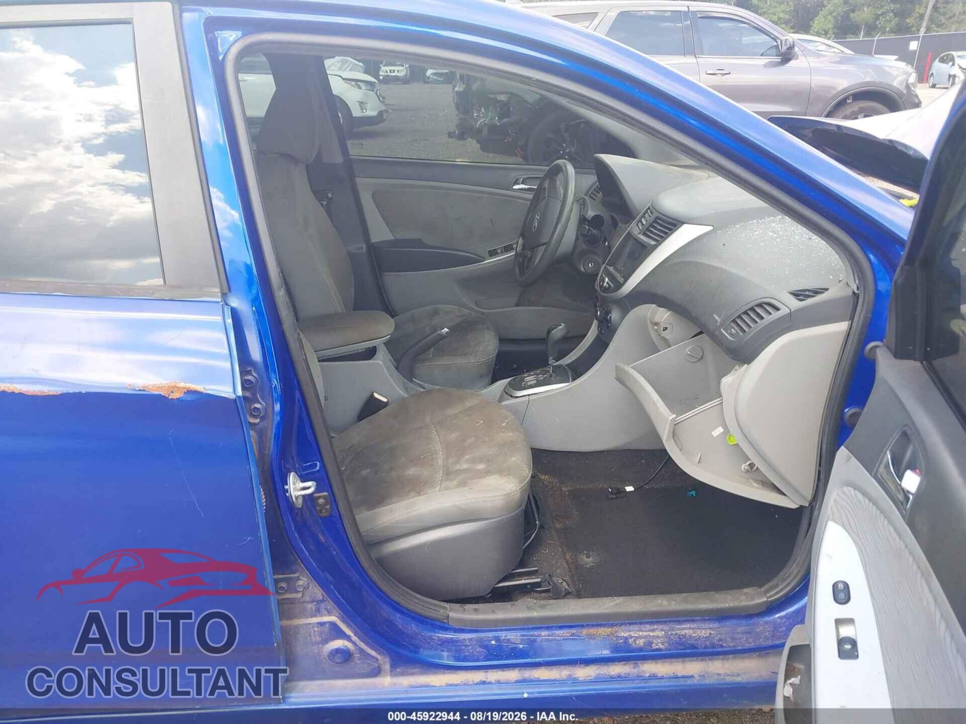HYUNDAI ACCENT 2014 - KMHCU4AE4EU620459