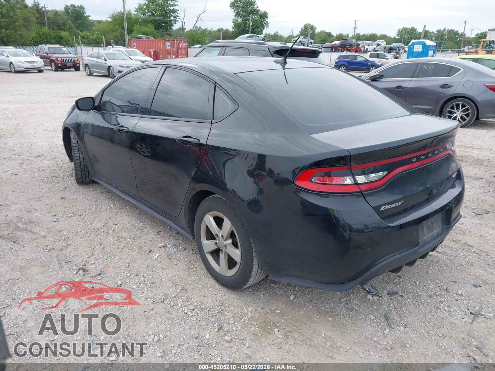 DODGE DART 2015 - 1C3CDFEB7FD144570