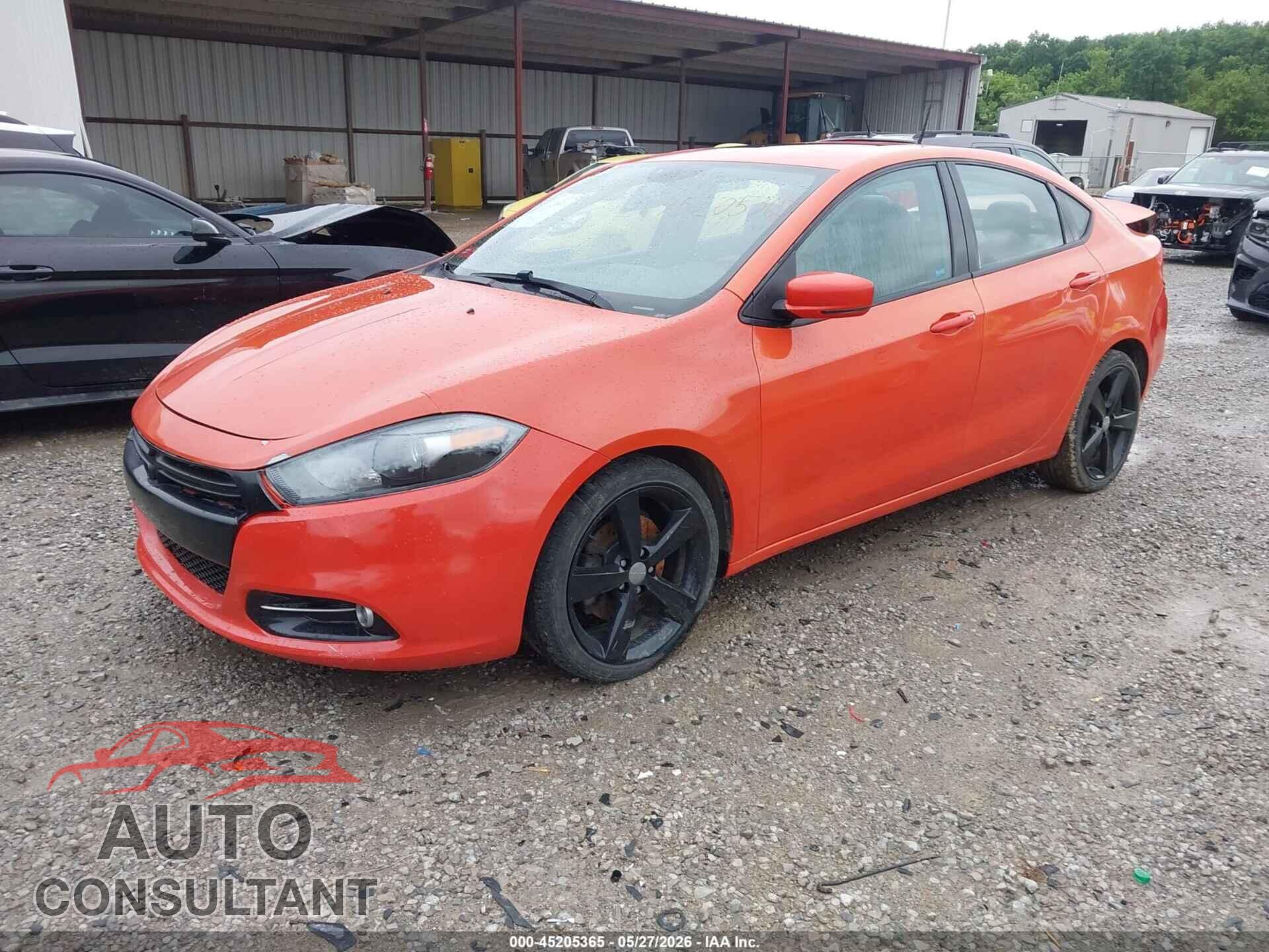 DODGE DART 2015 - 1C3CDFEB4FD345486