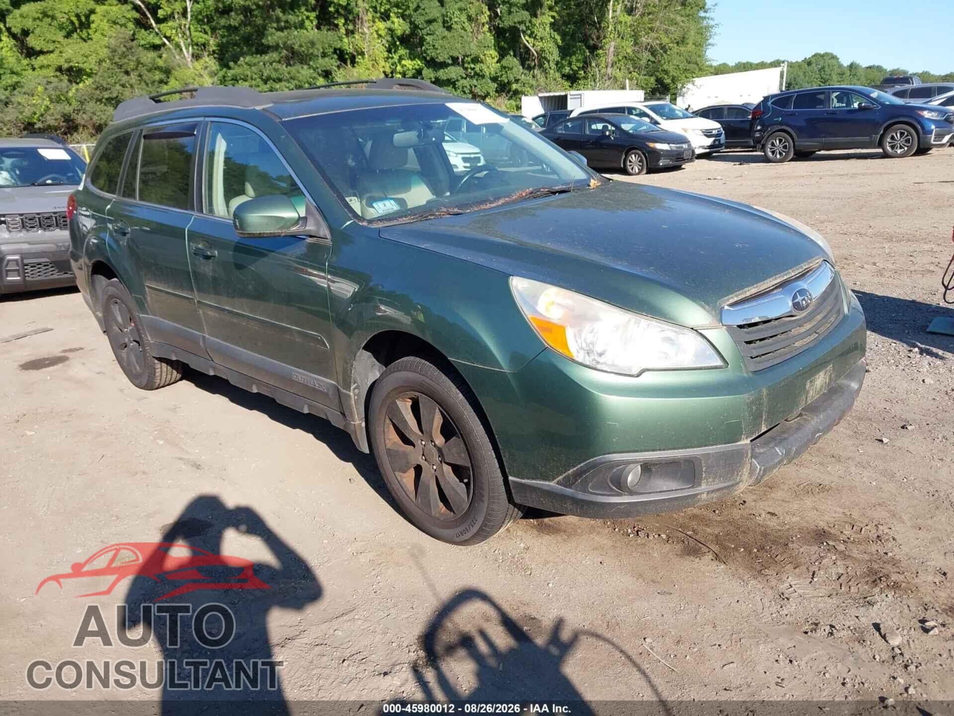 SUBARU OUTBACK 2012 - 4S4BRBLC6C3275337