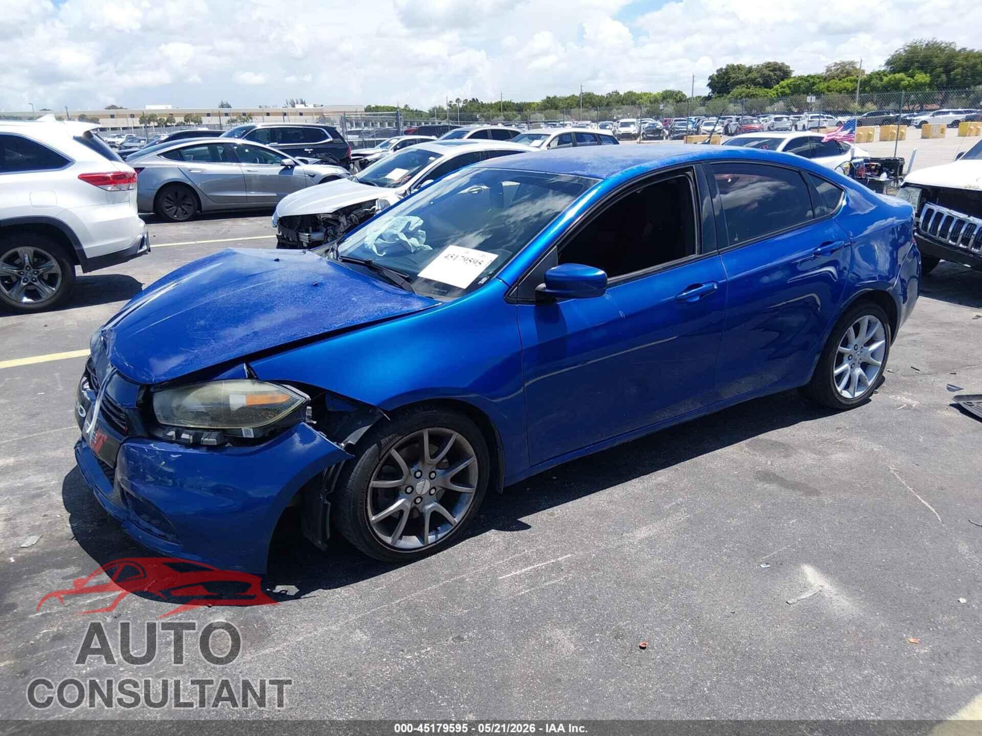 DODGE DART 2014 - 1C3CDFBB6ED823765
