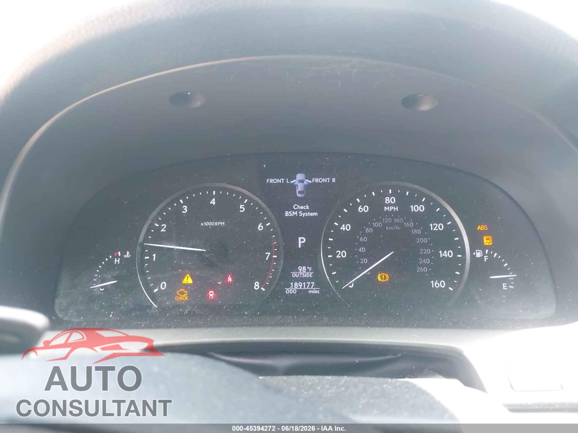 LEXUS LS 460 2014 - JTHBL5EF1E5132123