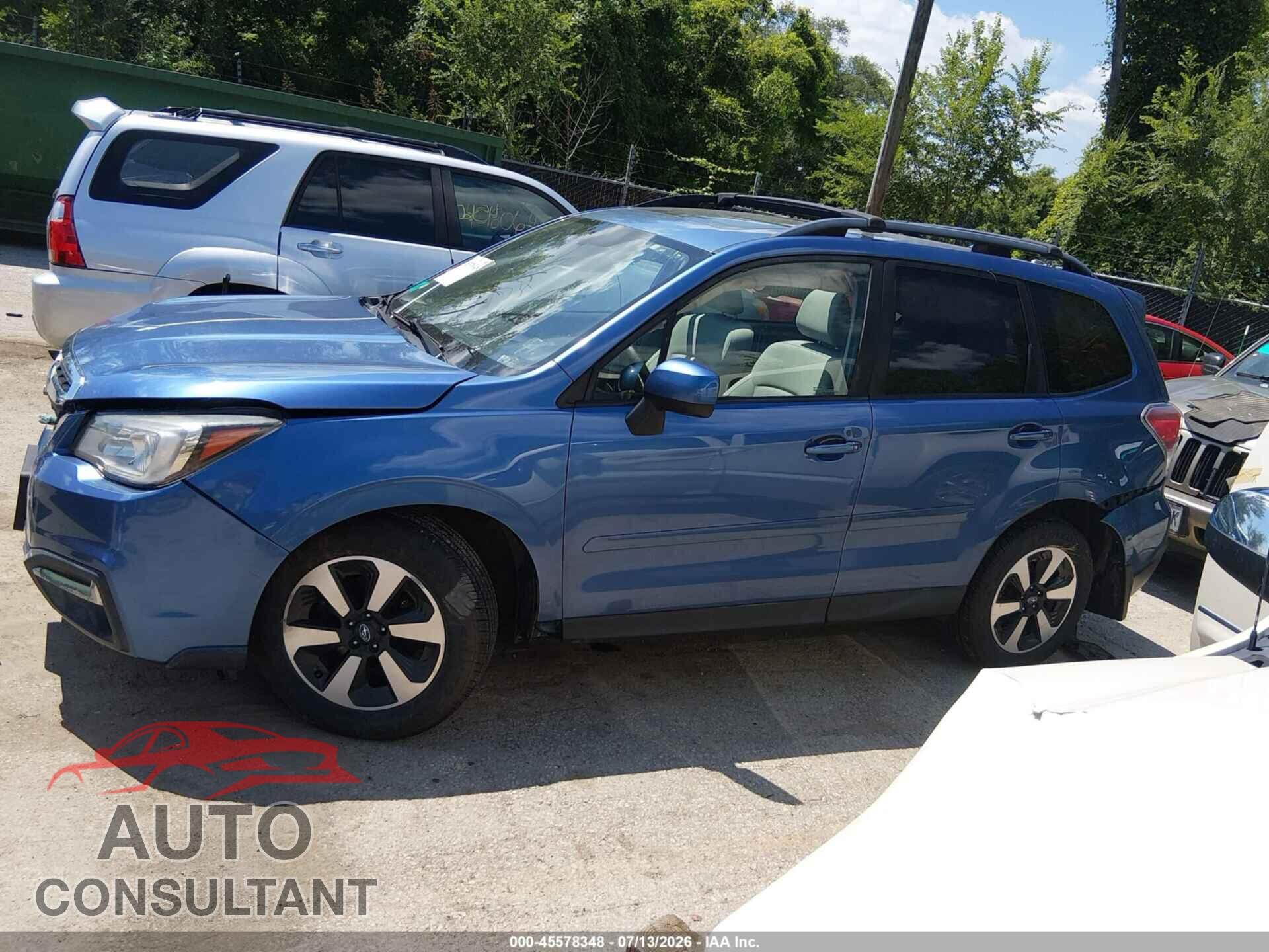 SUBARU FORESTER 2018 - JF2SJAEC8JH426280
