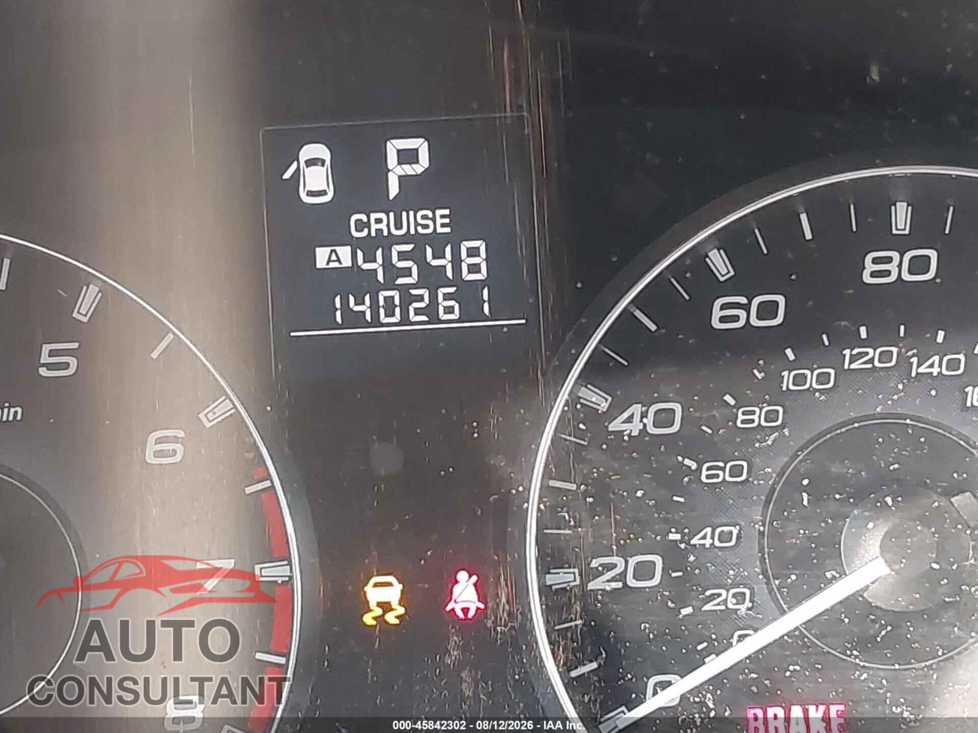 SUBARU OUTBACK 2012 - 4S4BRBCC0C3221497