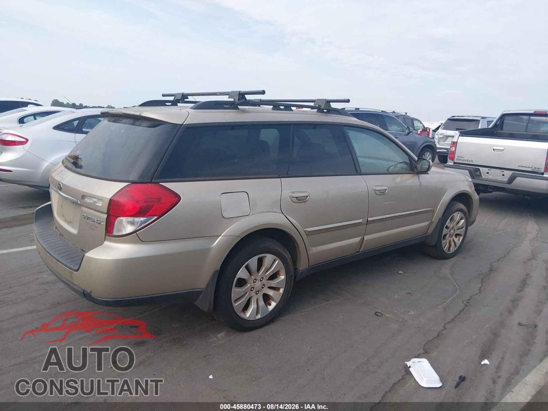 SUBARU OUTBACK 2009 - 4S4BP66C497310306