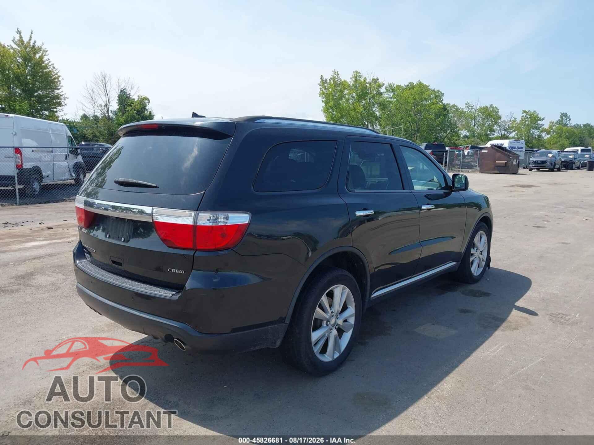 DODGE DURANGO 2013 - 1C4RDJDG5DC509580
