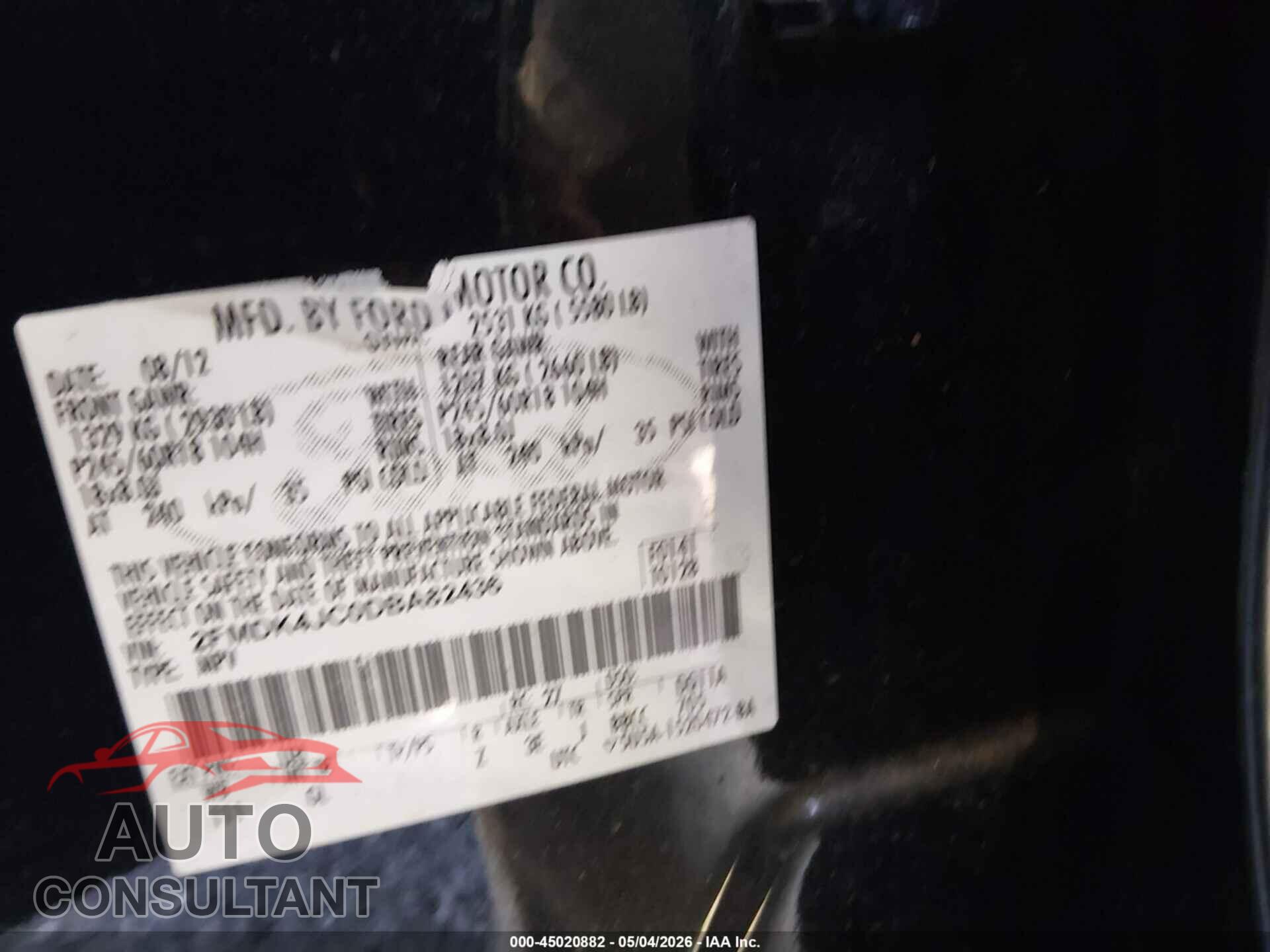 FORD EDGE 2013 - 2FMDK4JC0DBA82436