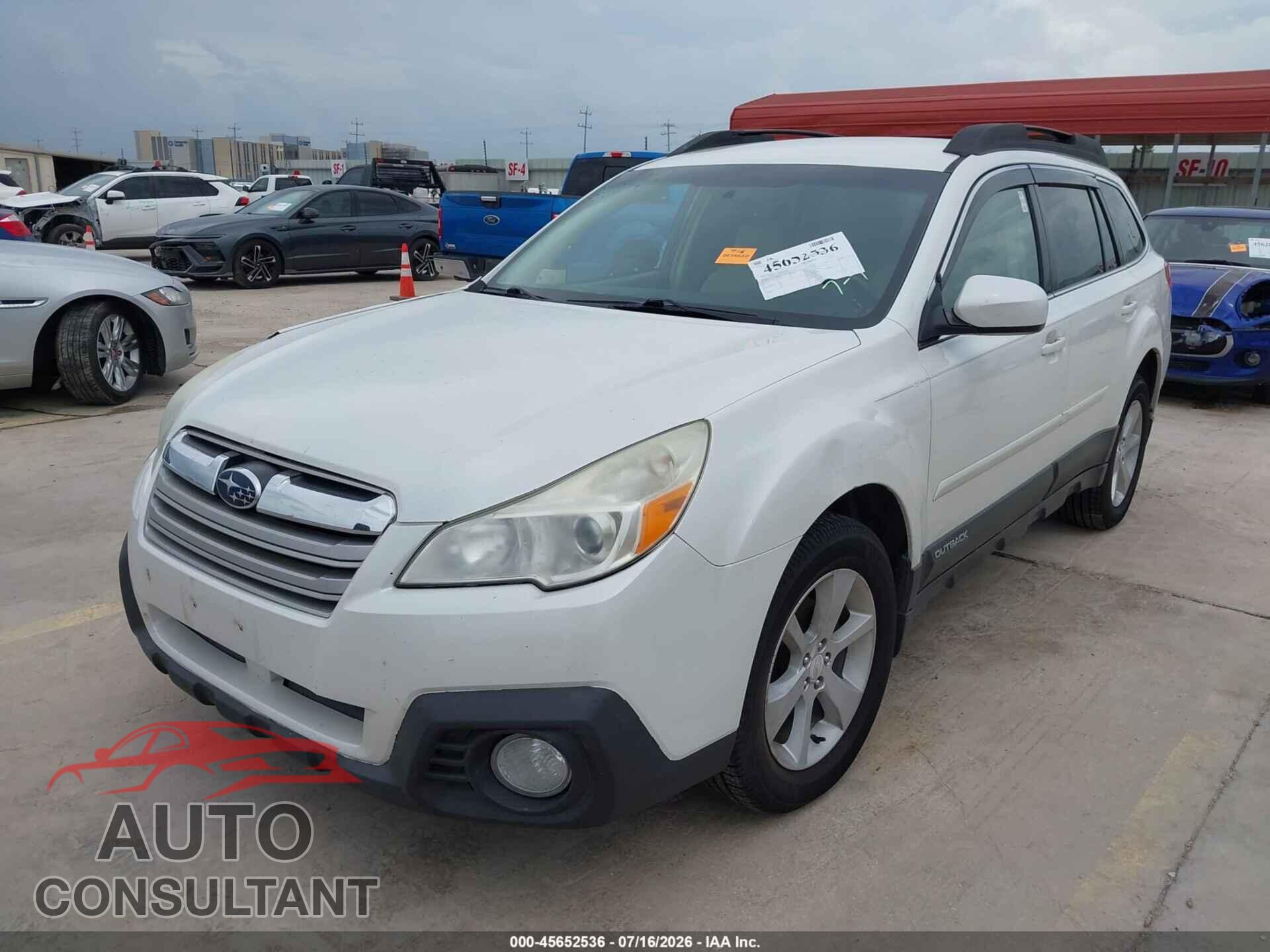 SUBARU OUTBACK 2013 - 4S4BRCCC2D3293227