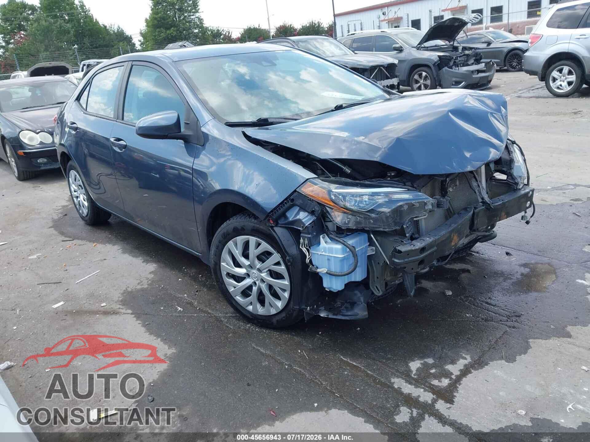 TOYOTA COROLLA 2018 - 5YFBURHE5JP791103