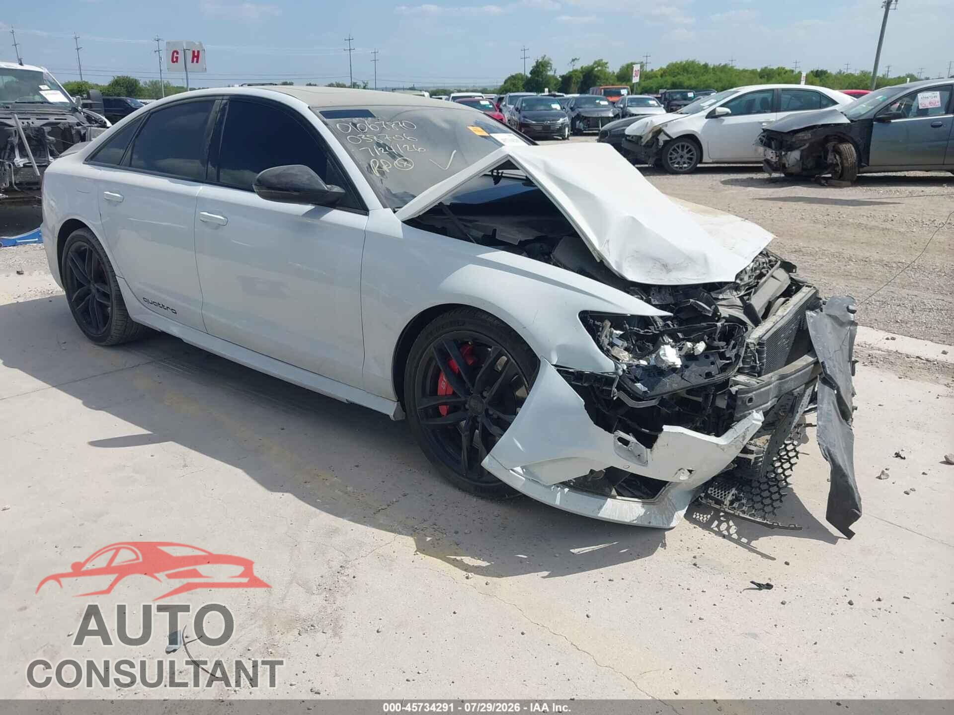 AUDI S6 2017 - WAUFFAFC3HN038706