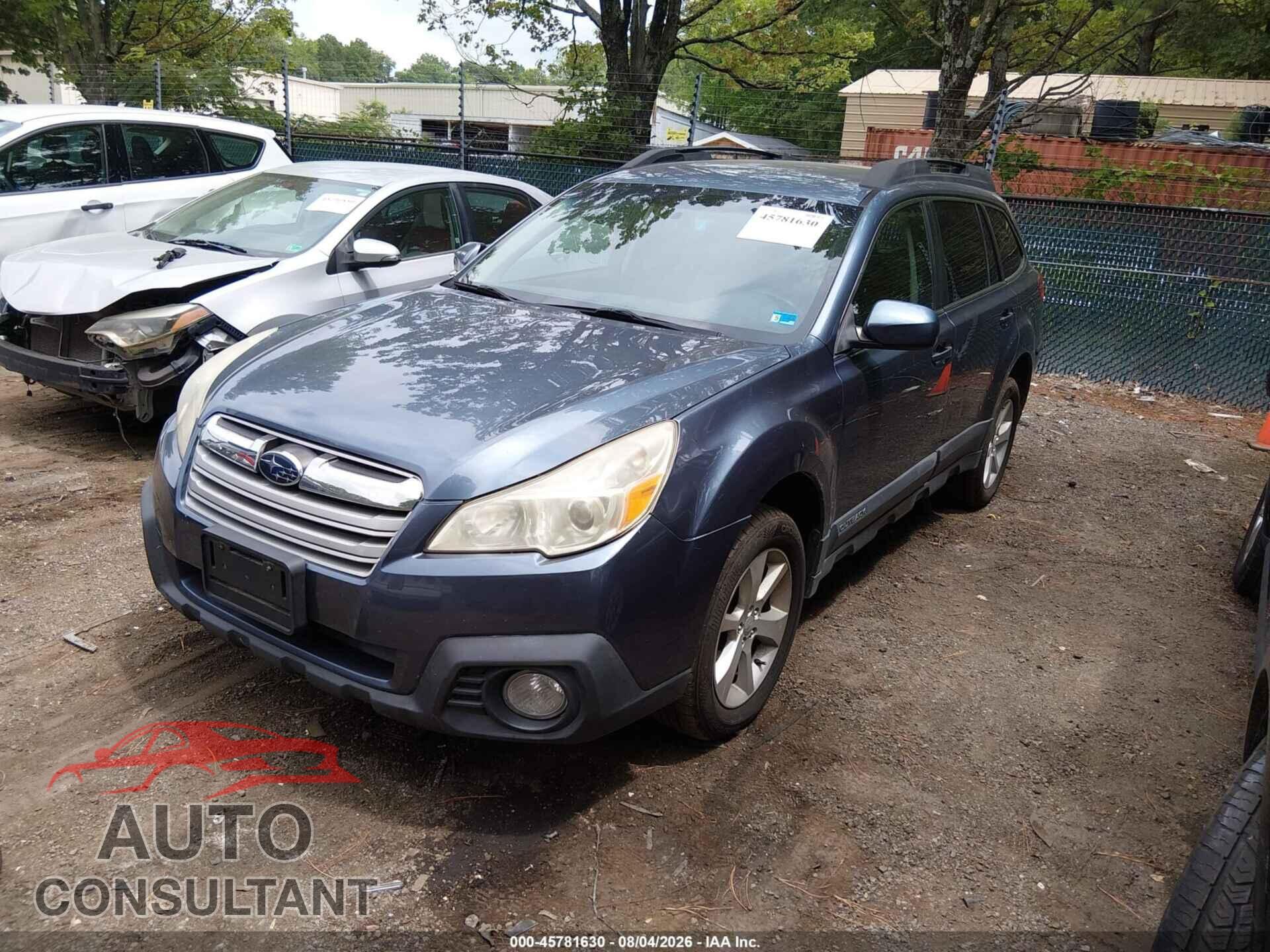 SUBARU OUTBACK 2013 - 4S4BRBCC7D3227962