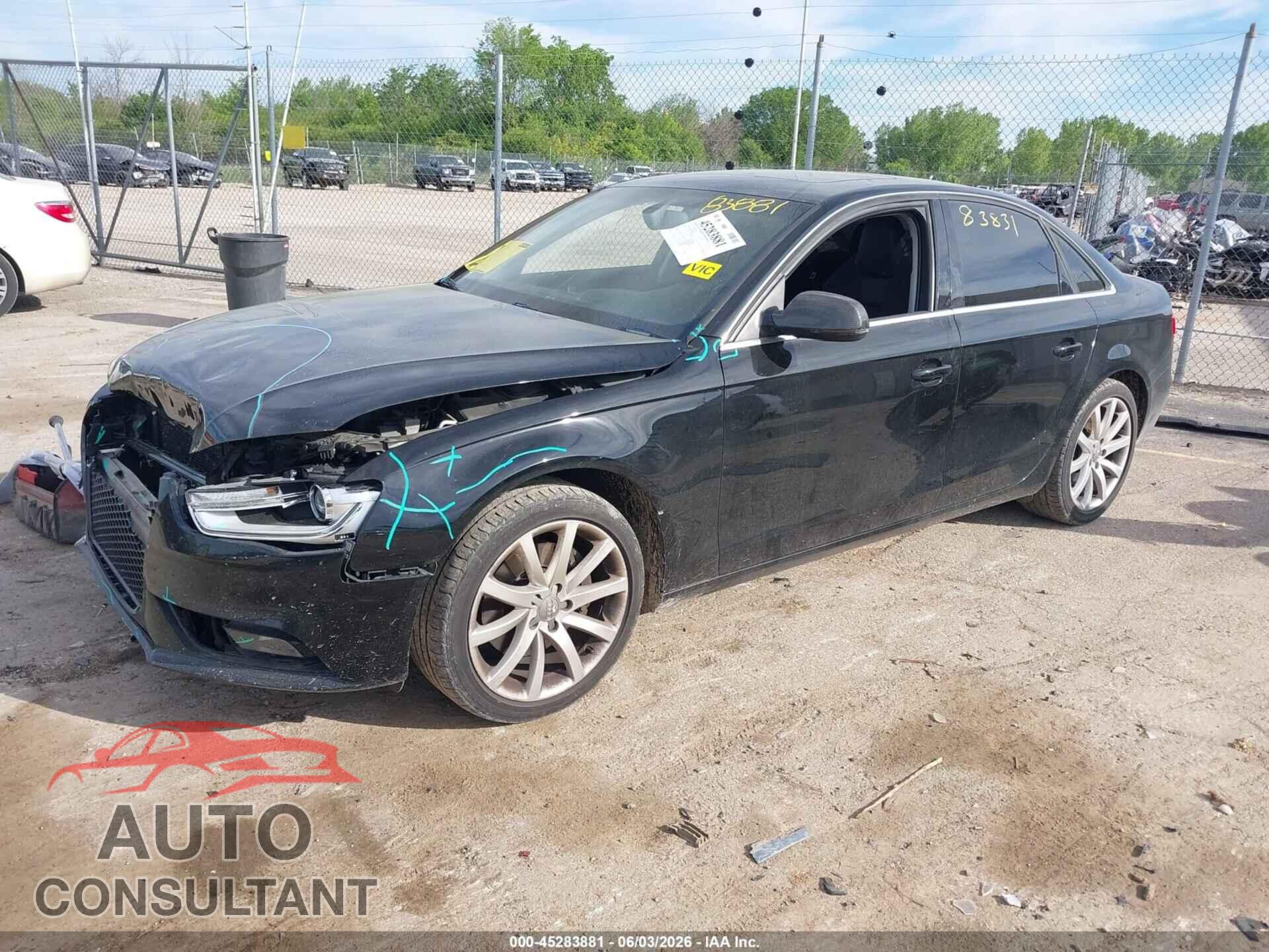 AUDI A4 2013 - WAUFFAFL7DN018792