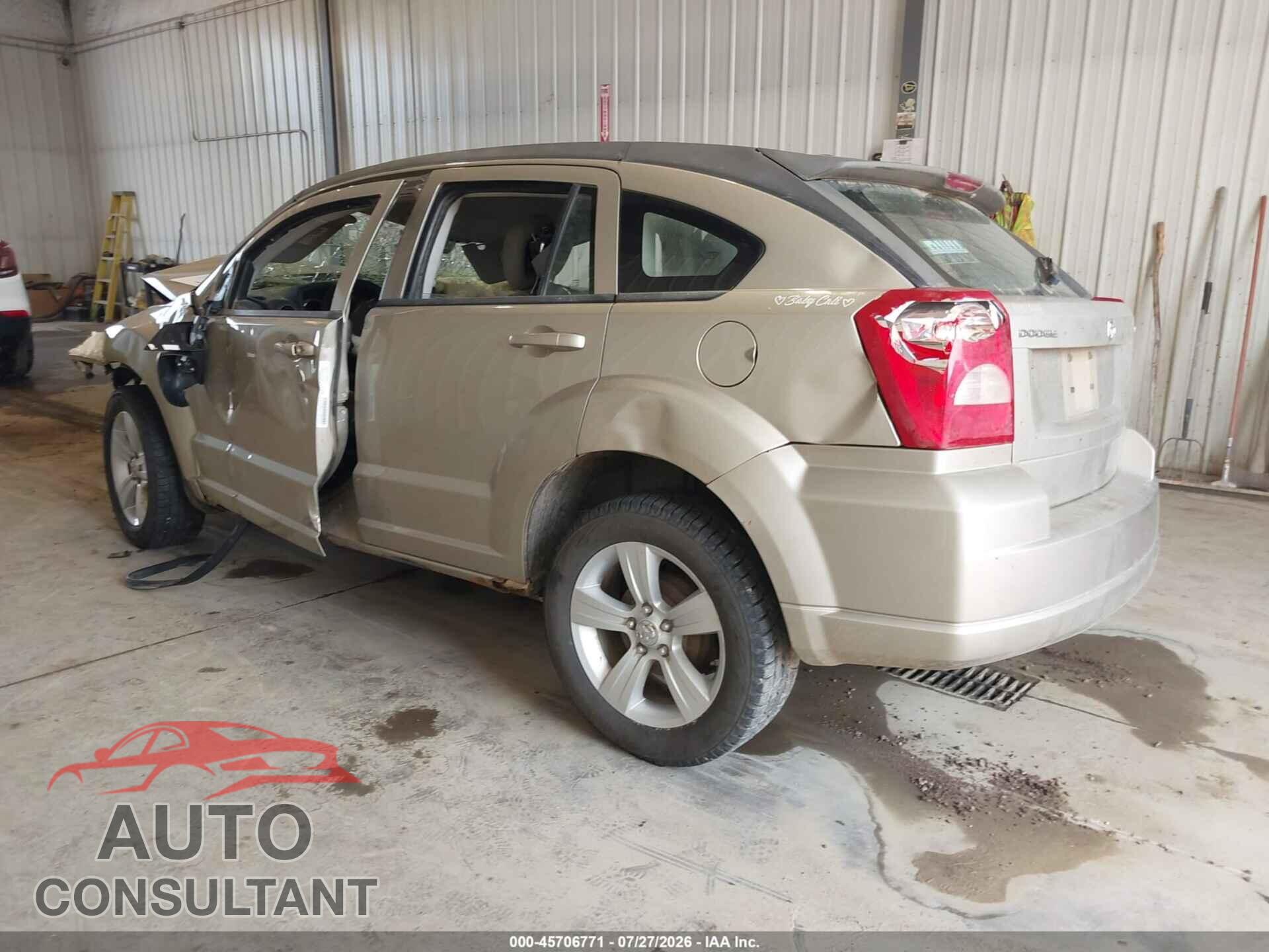 DODGE CALIBER 2010 - 1B3CB3HA8AD567283