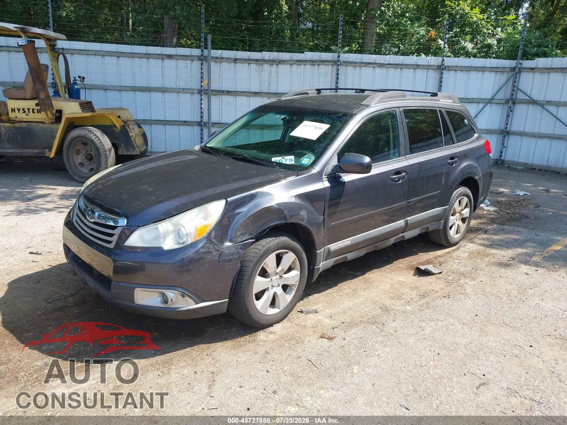 SUBARU OUTBACK 2012 - 4S4BRBCC9C3247502