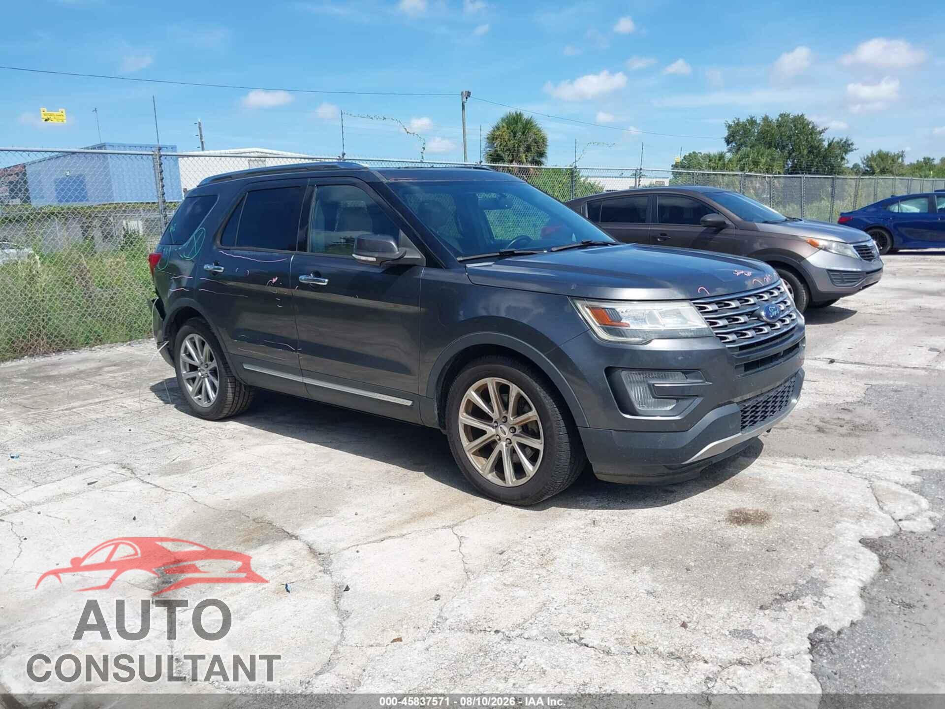 FORD EXPLORER 2017 - 1FM5K7F80HGC34045