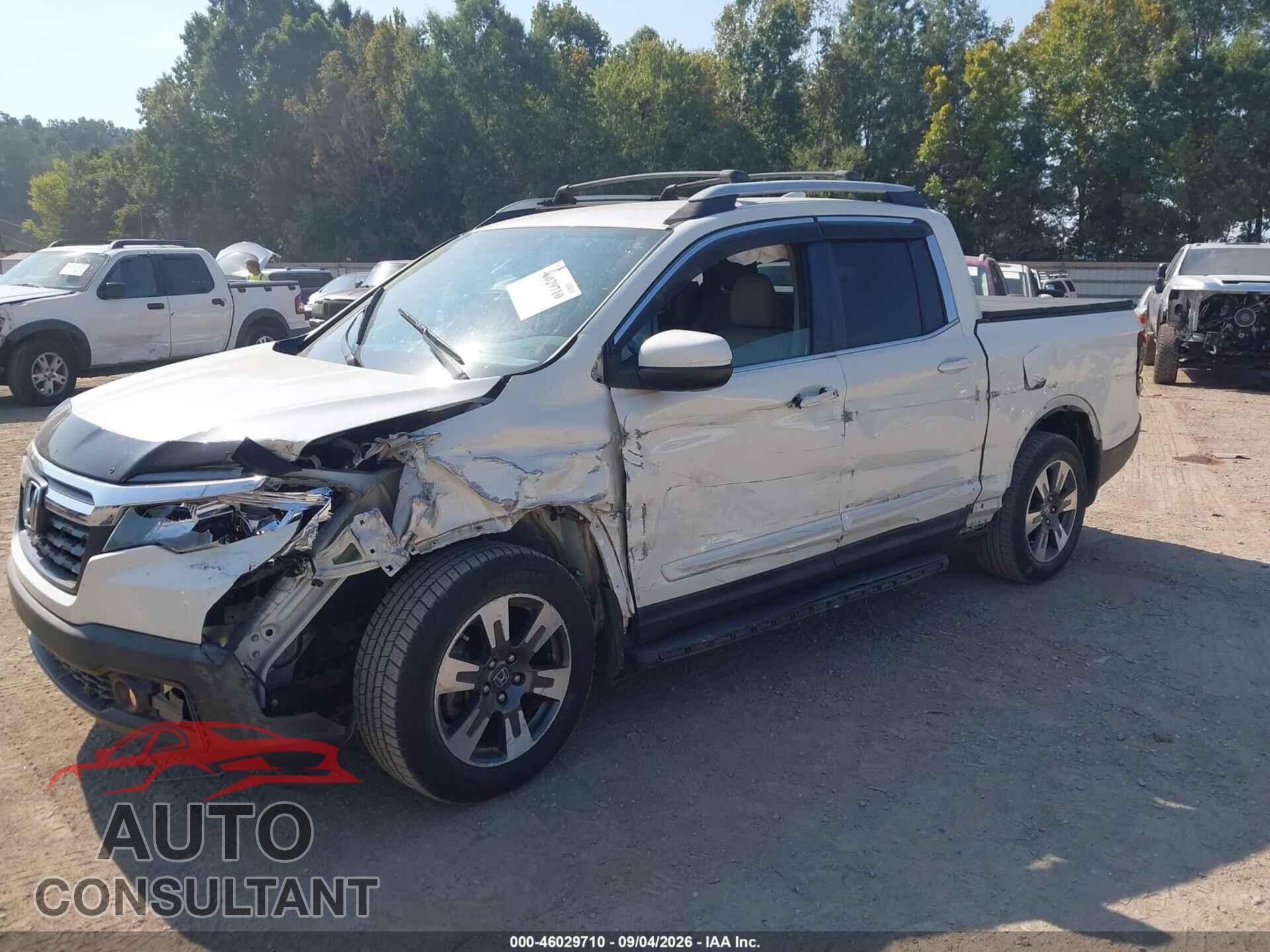 HONDA RIDGELINE 2017 - 5FPYK3F60HB013460