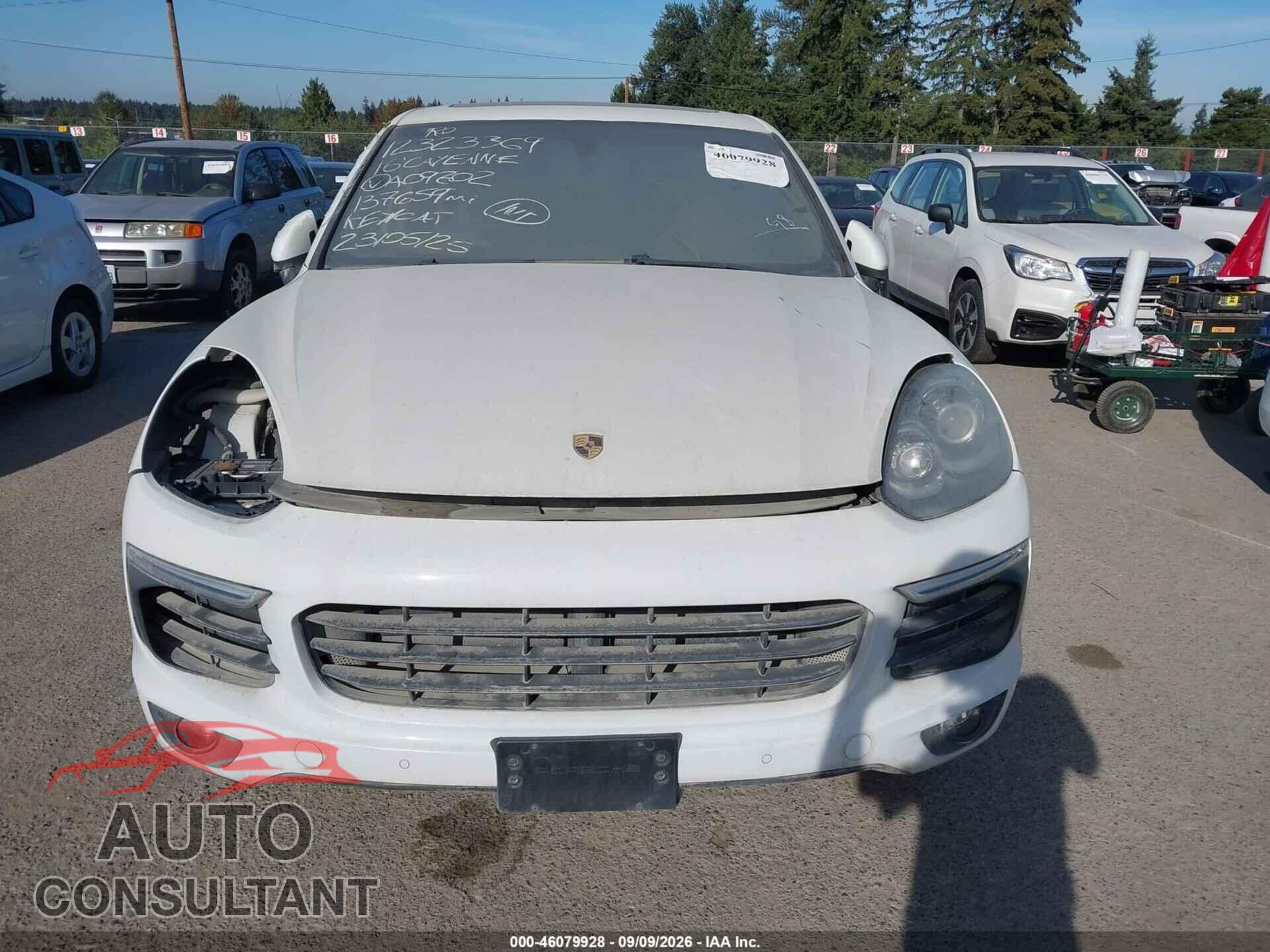 PORSCHE CAYENNE 2016 - WP1AA2A23GLA09702