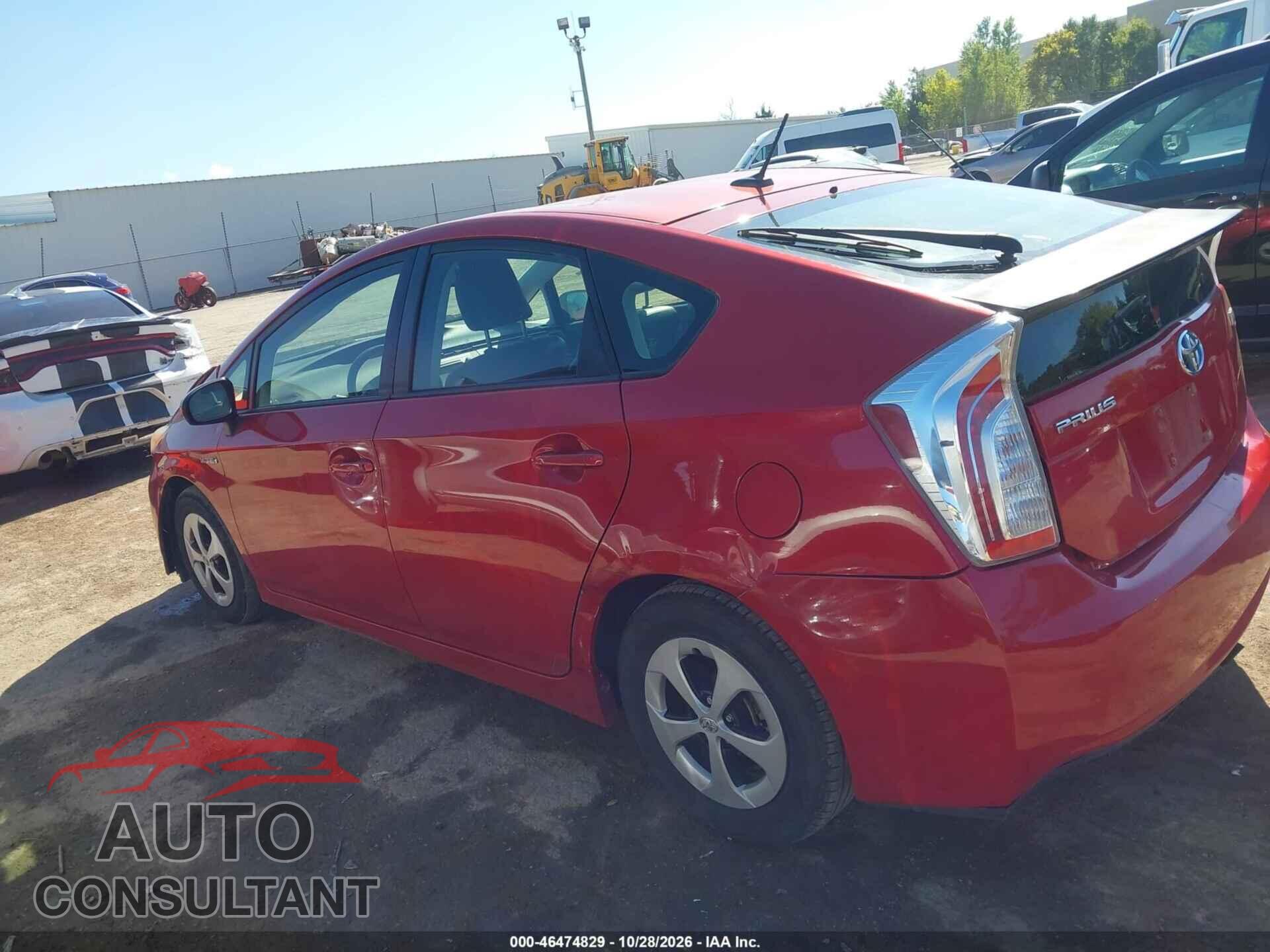 TOYOTA PRIUS 2012 - JTDKN3DU8C5378096