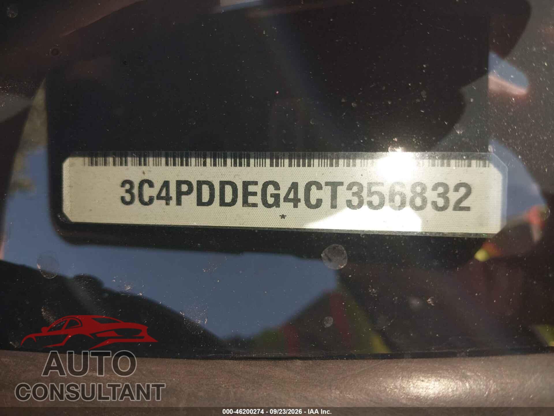 DODGE JOURNEY 2012 - 3C4PDDEG4CT356832