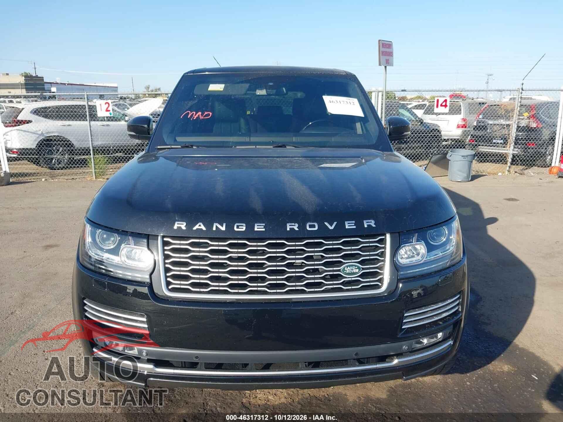 LAND ROVER RANGE ROVER 2015 - SALGS2VFXFA240444
