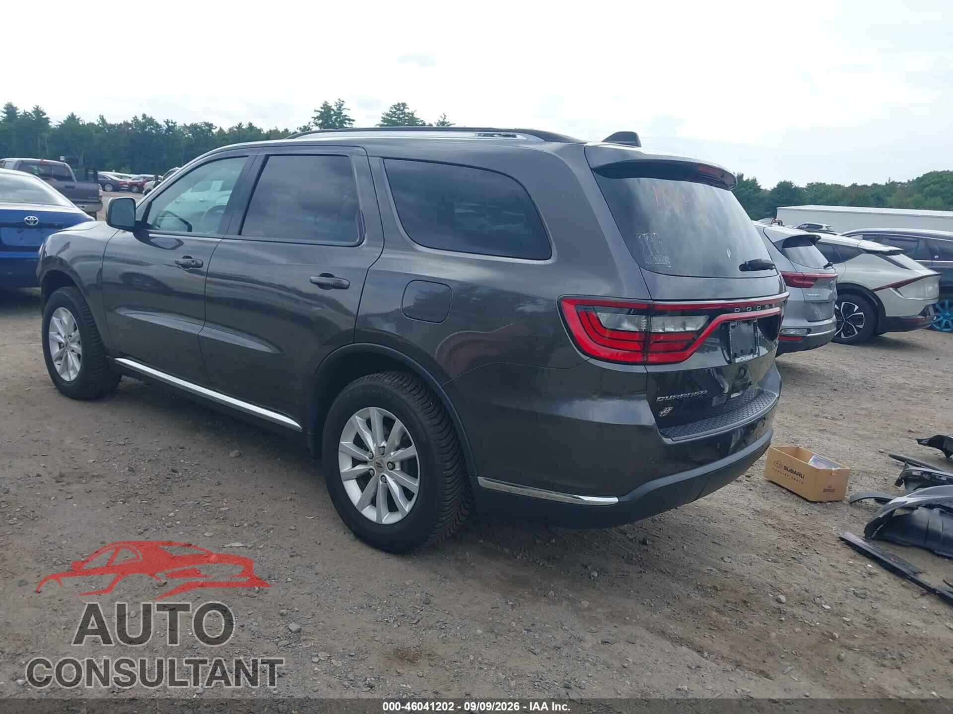 DODGE DURANGO 2019 - 1C4RDJAG1KC606485