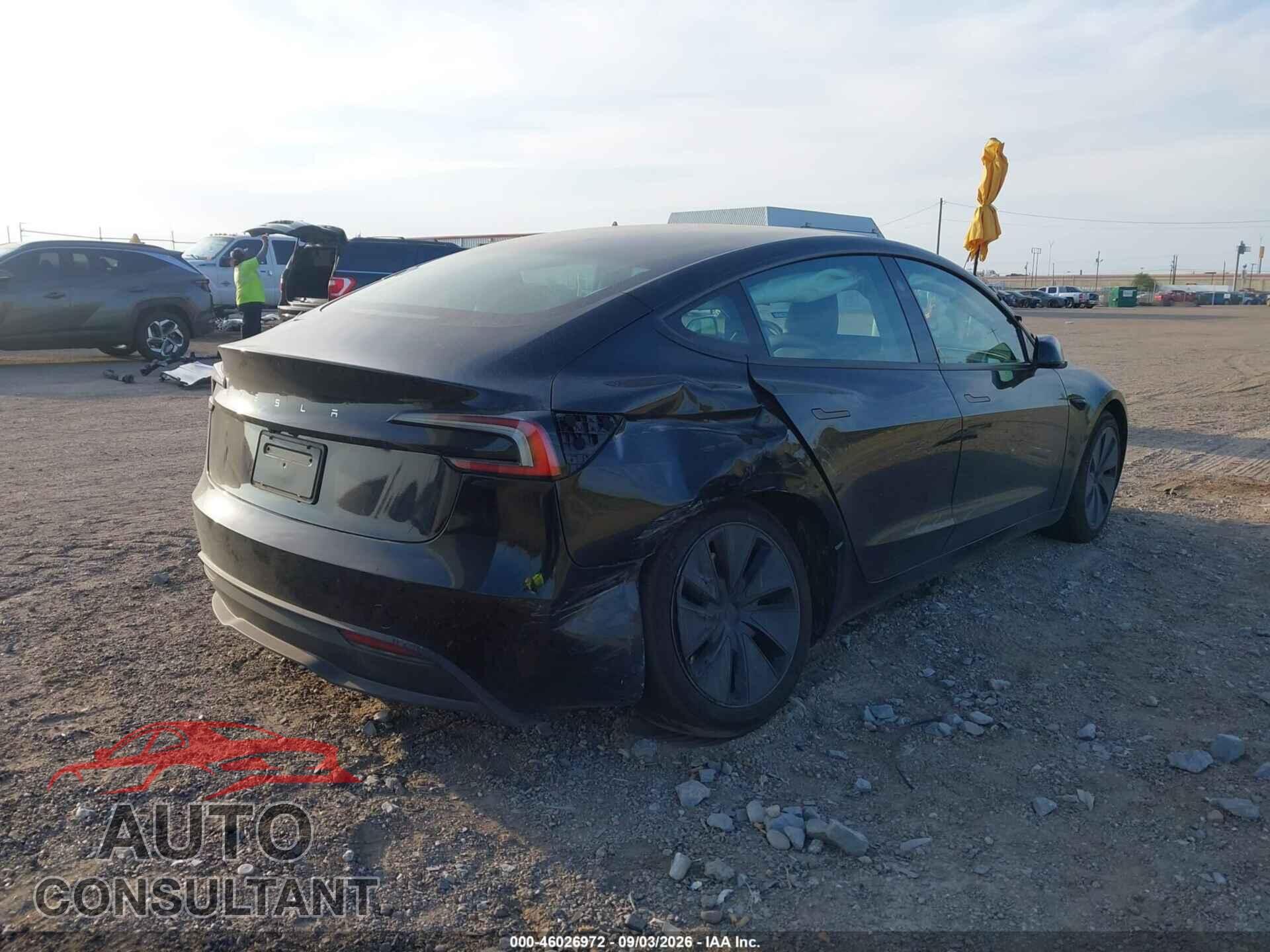 TESLA MODEL 3 2025 - 5YJ3E1EA7SF038416