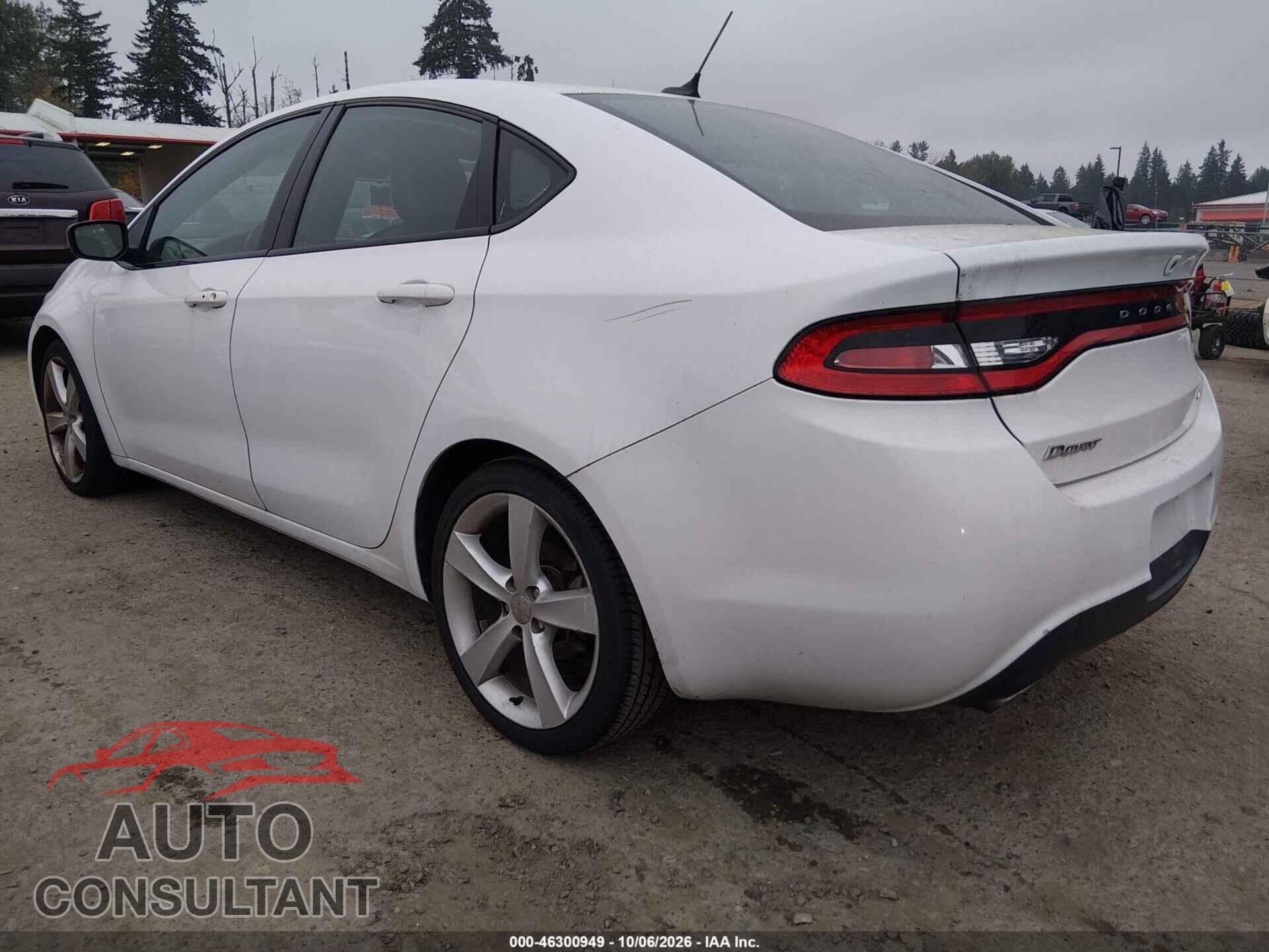 DODGE DART 2015 - 1C3CDFEB8FD362680