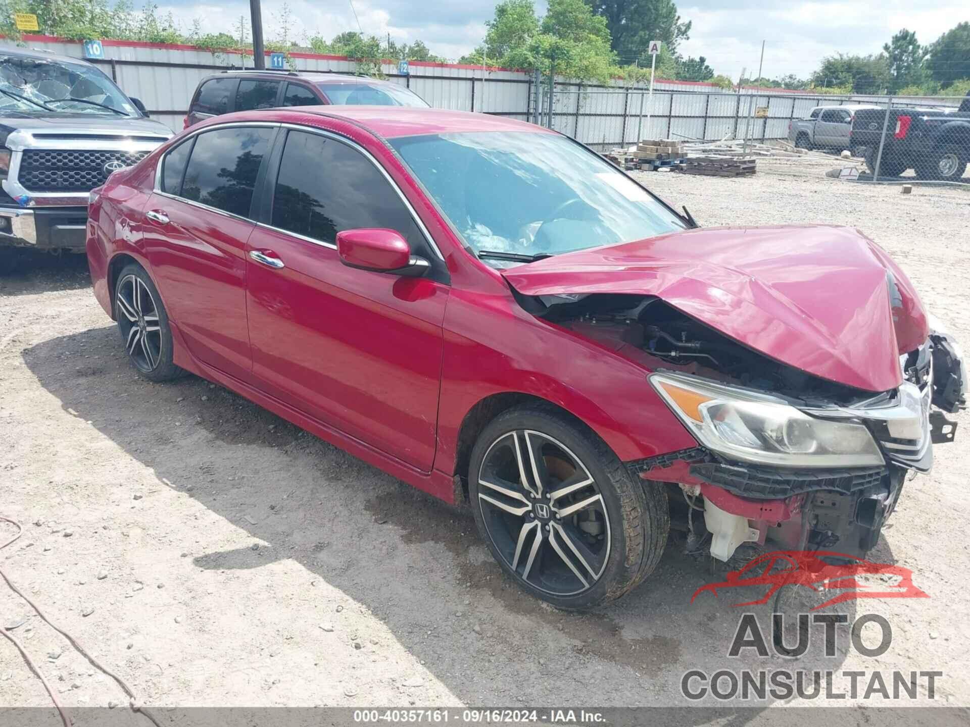 HONDA ACCORD 2016 - 1HGCR2F59GA228201