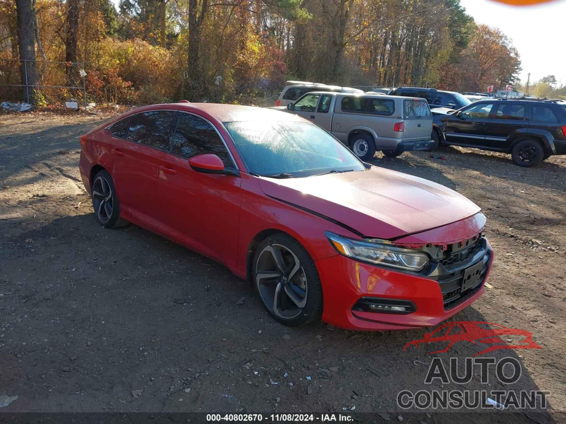 HONDA ACCORD 2019 - 1HGCV1F38KA153018