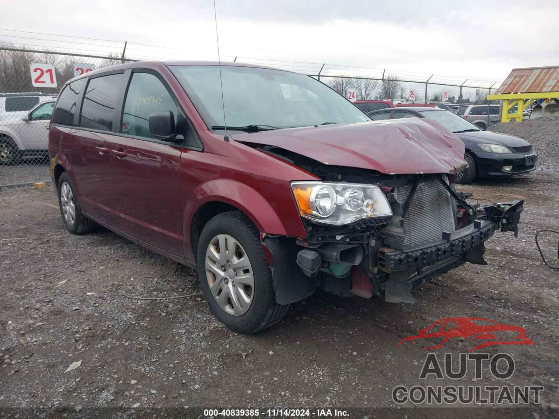DODGE GRAND CARAVAN 2018 - 2C4RDGBG8JR312833