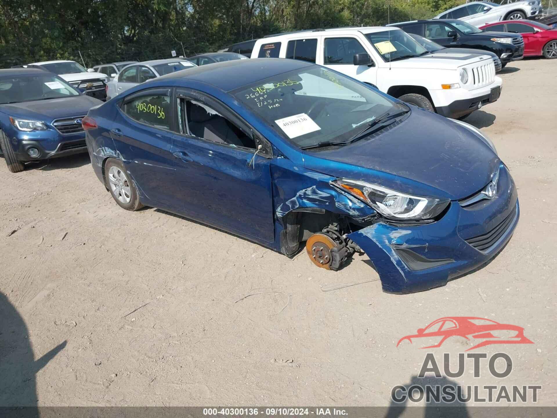 HYUNDAI ELANTRA 2016 - KMHDH4AE2GU514605