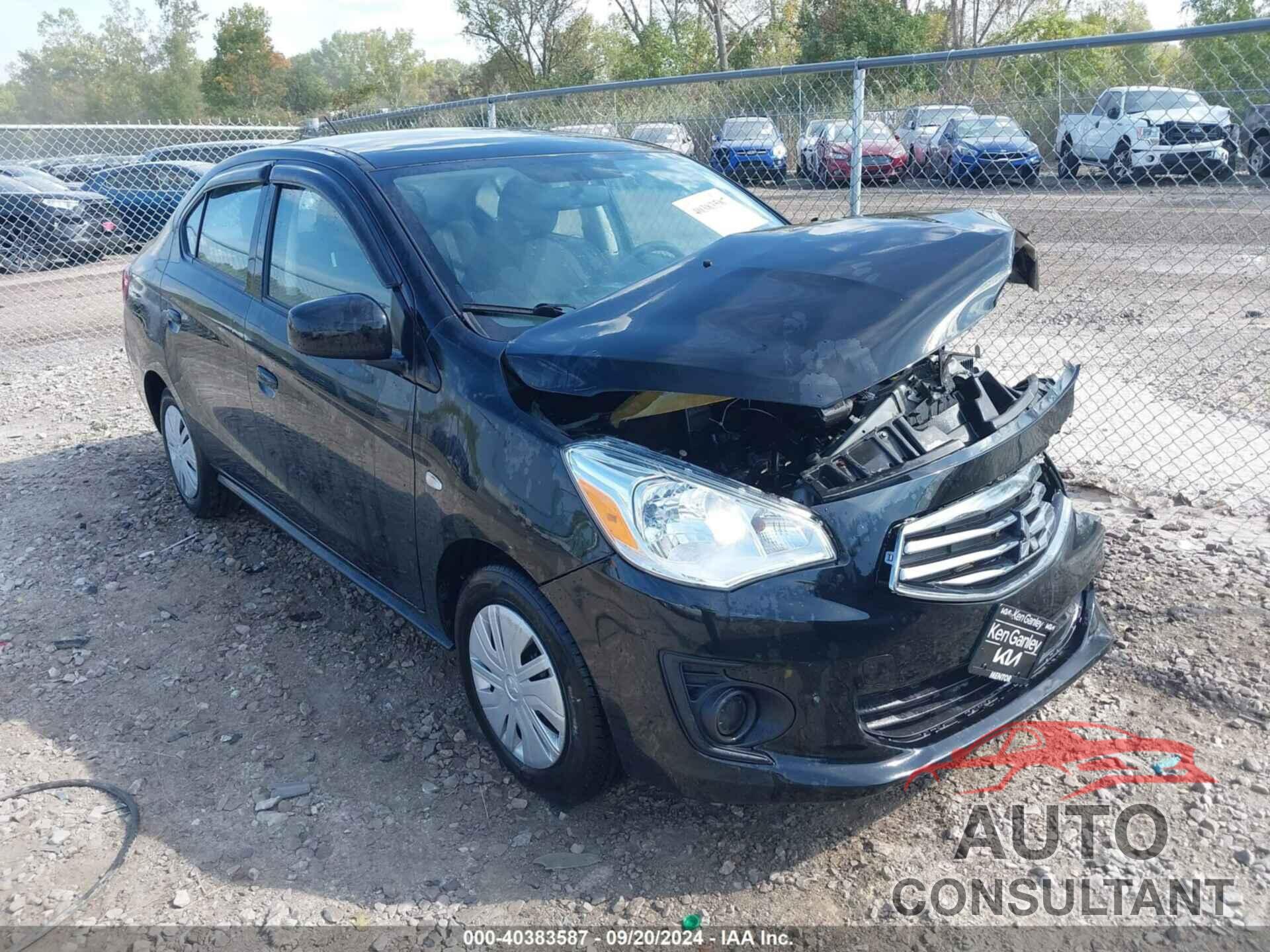 MITSUBISHI MIRAGE G4 2019 - ML32F3FJ6KHF03910