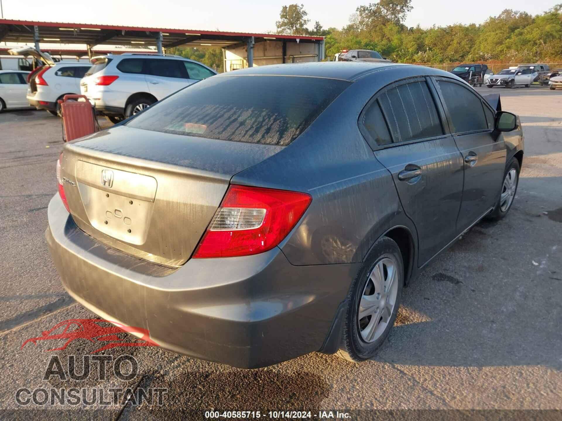 HONDA CIVIC 2012 - 19XFB2F55CE108709