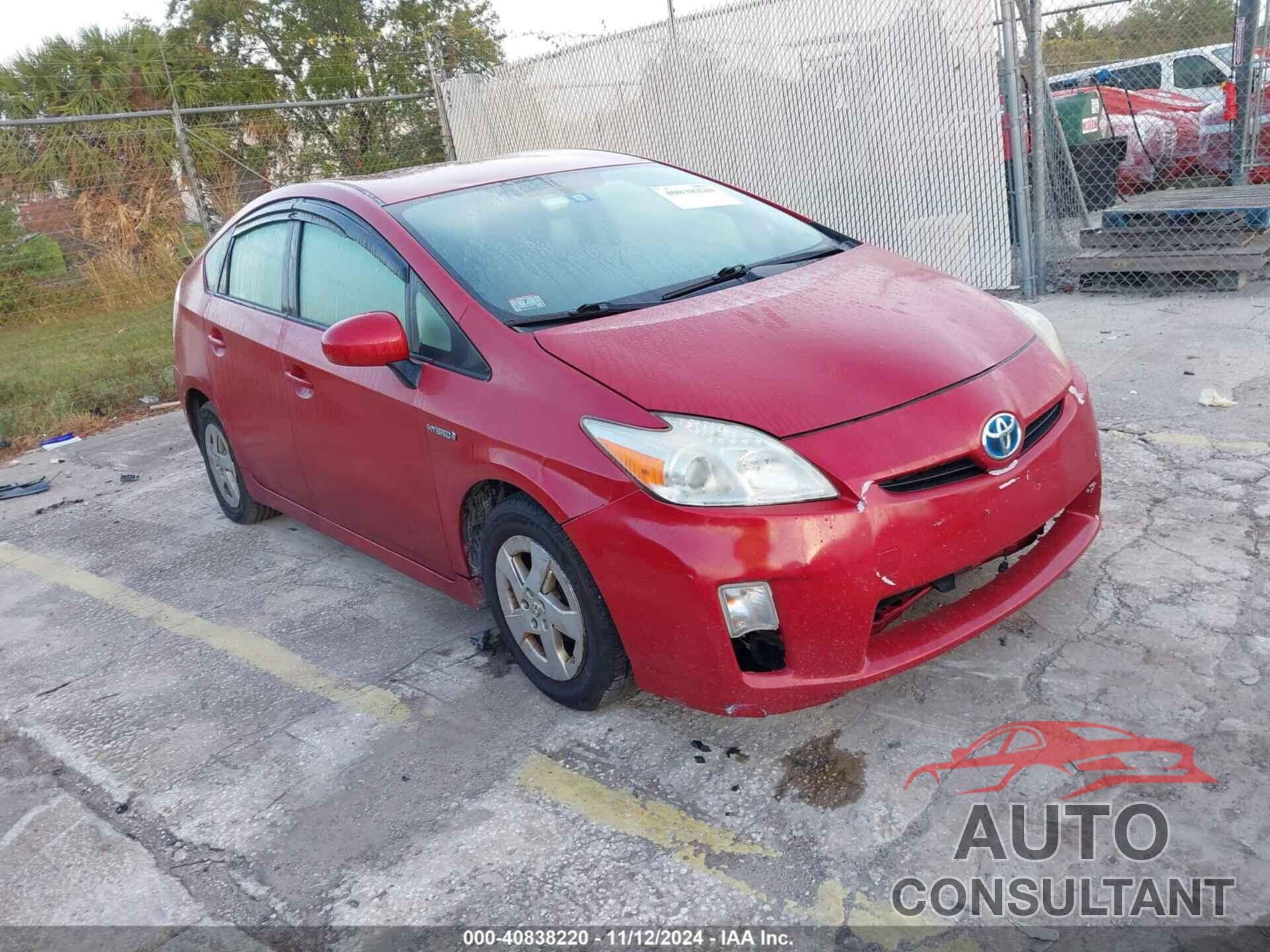 TOYOTA PRIUS 2010 - JTDKN3DU4A0201720