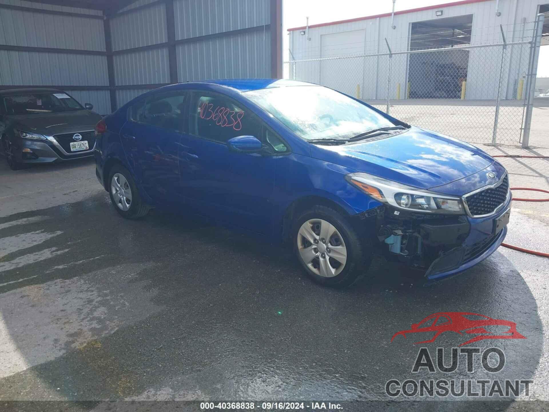 KIA FORTE 2017 - 3KPFK4A73HE088827